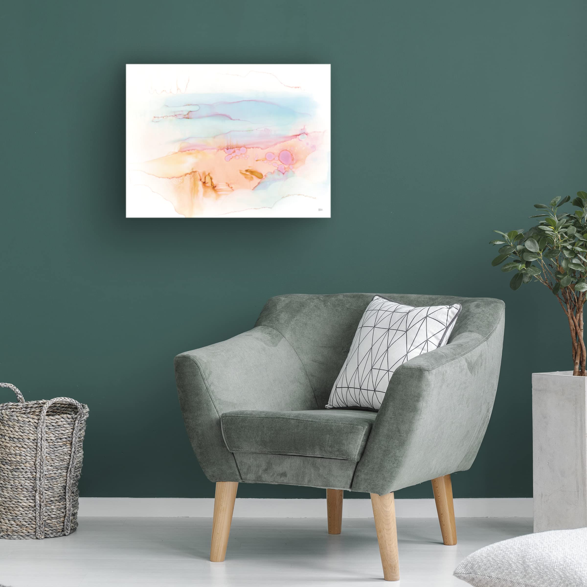 Trademark Fine Art 'Mist in the Morning' Canvas Wall Art Print by Melissa Averinos - Perfect for Living Room, Bedroom & Office Decor