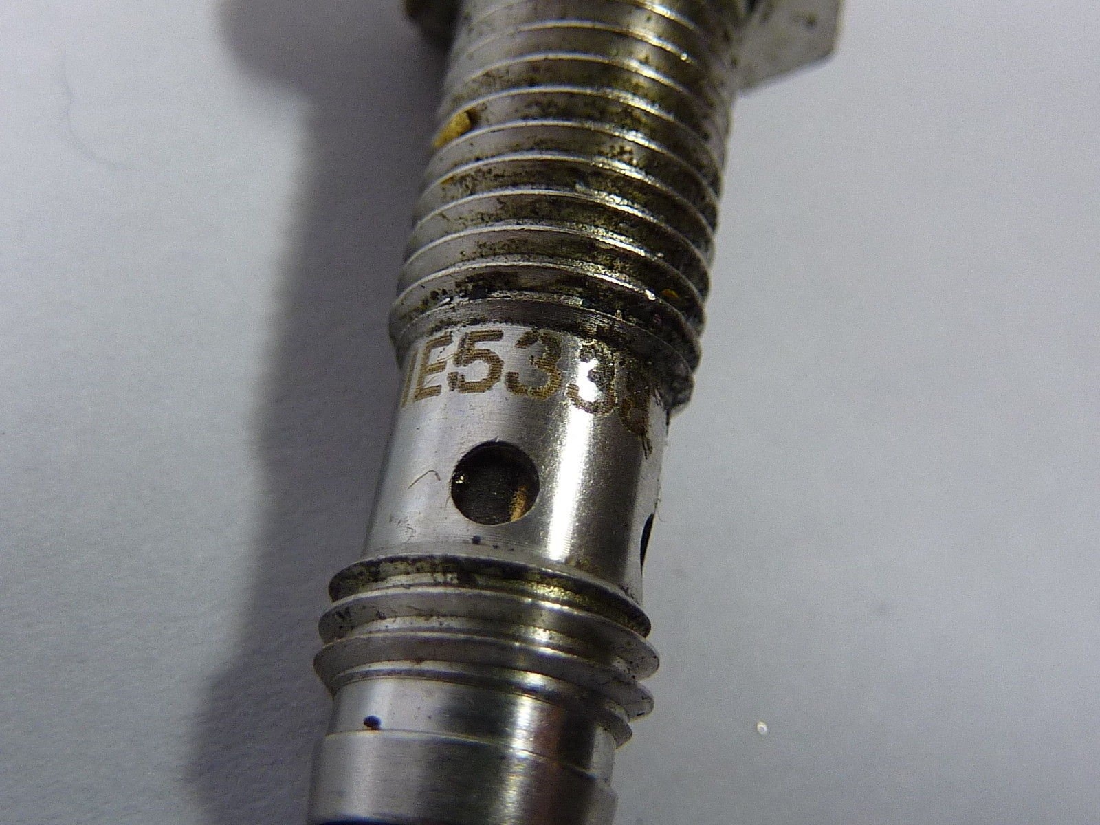 IFM IE5338 Inductive Proximity Sensor Switch NPN NO 10-30VDC 4mm Sensing Range - Perfect for Industrial Automation, CNC Machines, and Conveyor Systems