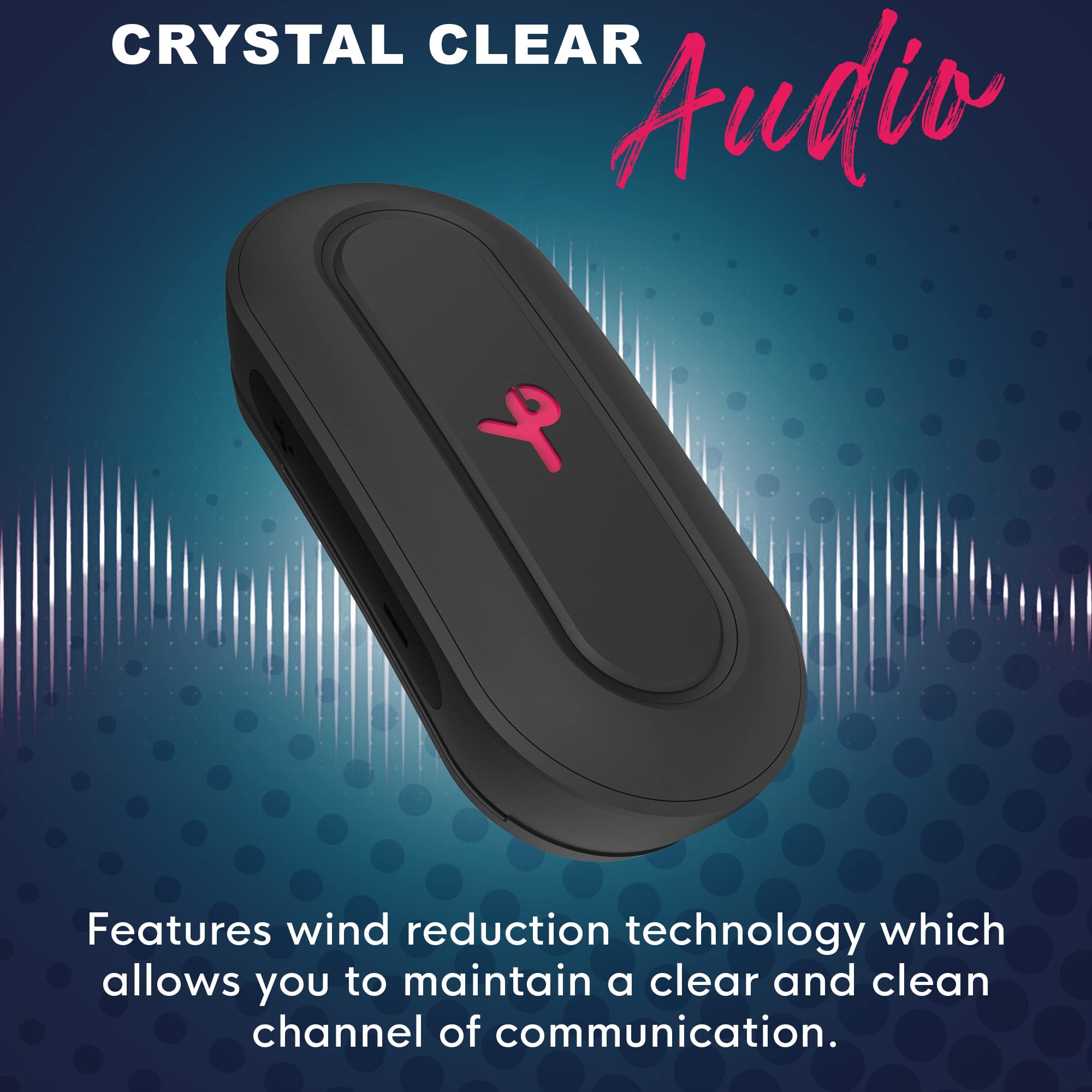 Bluetooth Intercom Headset for Outdoor Adventure Sports - 2000ft+ Wireless Range, Hands-Free Communication for Snowboarding, Skiing, Motorcycling, Biking & Climbing - Perfect for Group Rides, Mountain Adventures & Extreme Sports