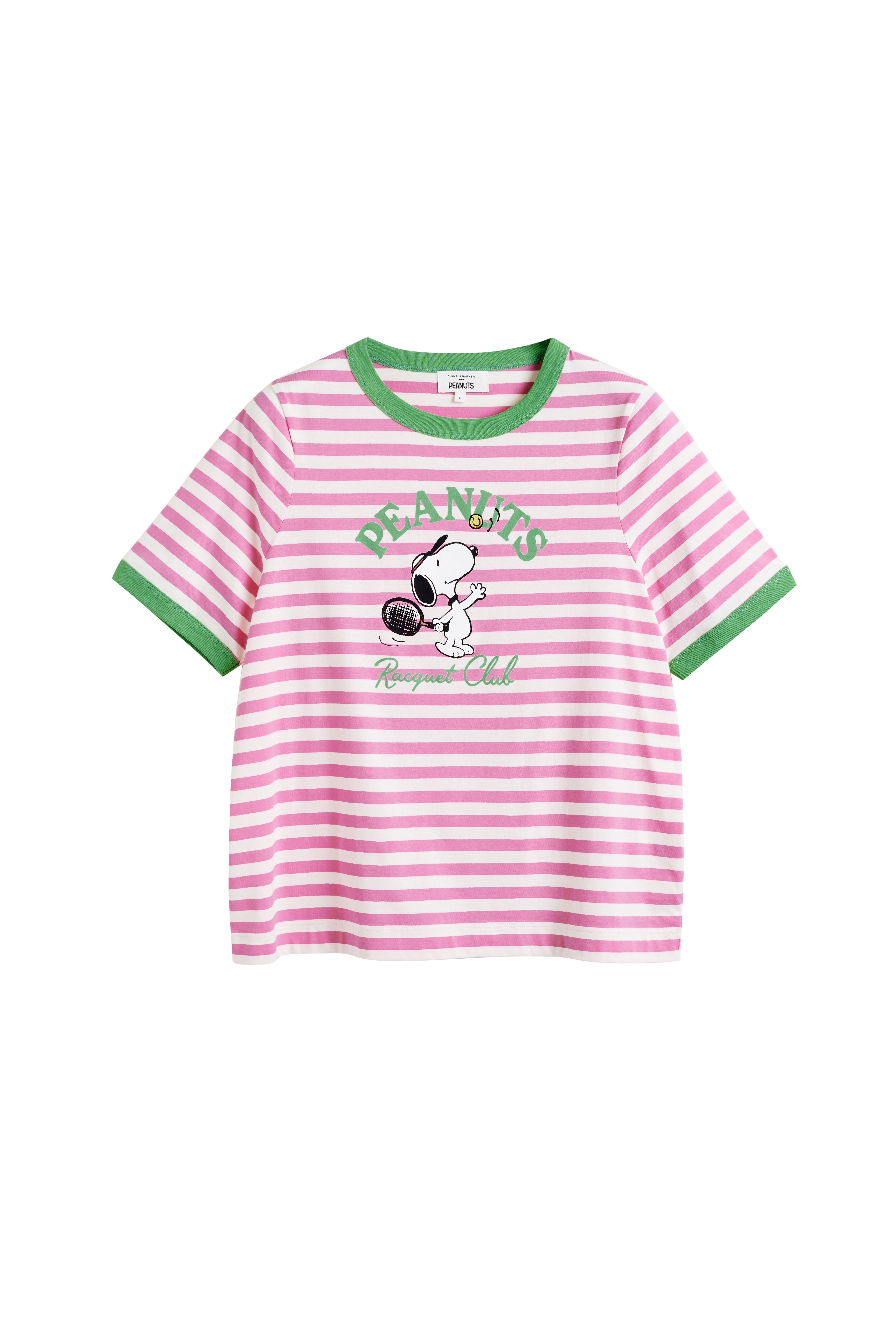 Pink Cotton Peanuts Racquet Club T-Shirt - Soft Casual Graphic Tee for Men & Women - Perfect for Tennis, Golf and Sports Fans