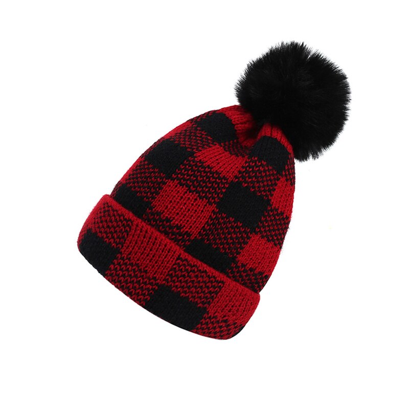 Mommy & Me Winter Hats - Warm Knit Beanie Set for Women & Kids - Perfect for Family Photos, Snow Days & Outdoor Winter Activities