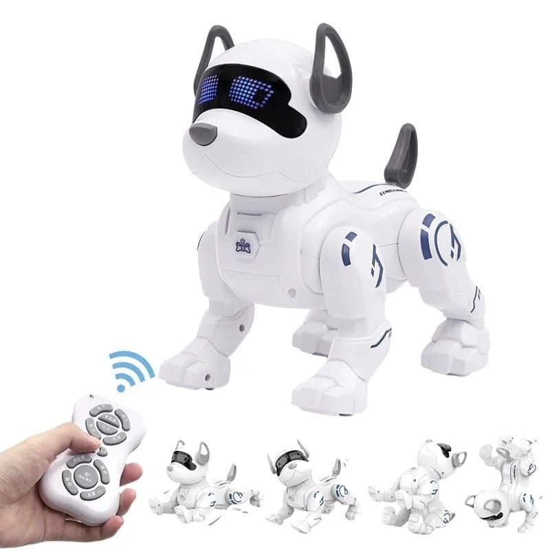 Pihura Remote Control Robot Dog - Smart Touch RC Electric Pet Toy for Kids, Stunt Walking & Dancing with Intelligent Control | Perfect for Playtime, Gifts & STEM Learning
