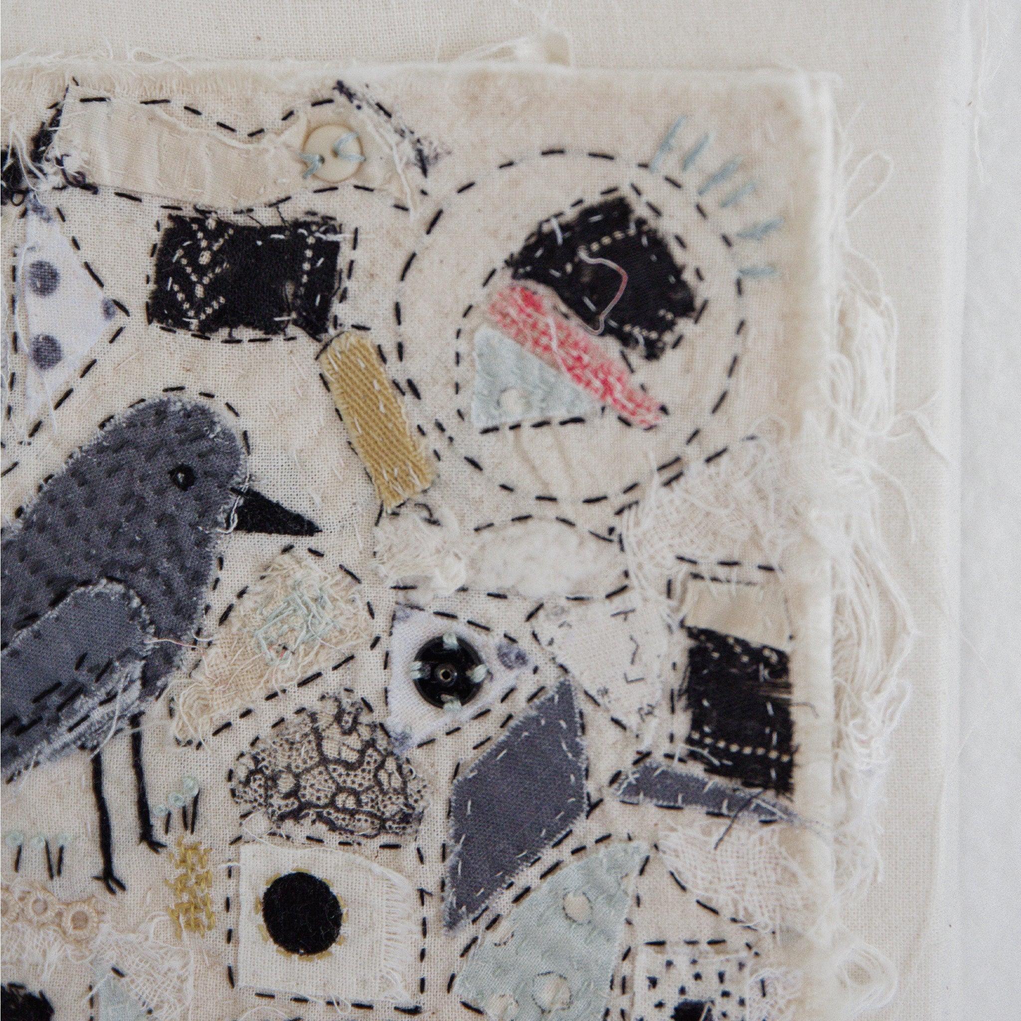 Hutch Studio Birds the Word Fabric Art Collection | Wall Decor for Home & Office | Perfect for Living Room, Bedroom & Nursery Decor