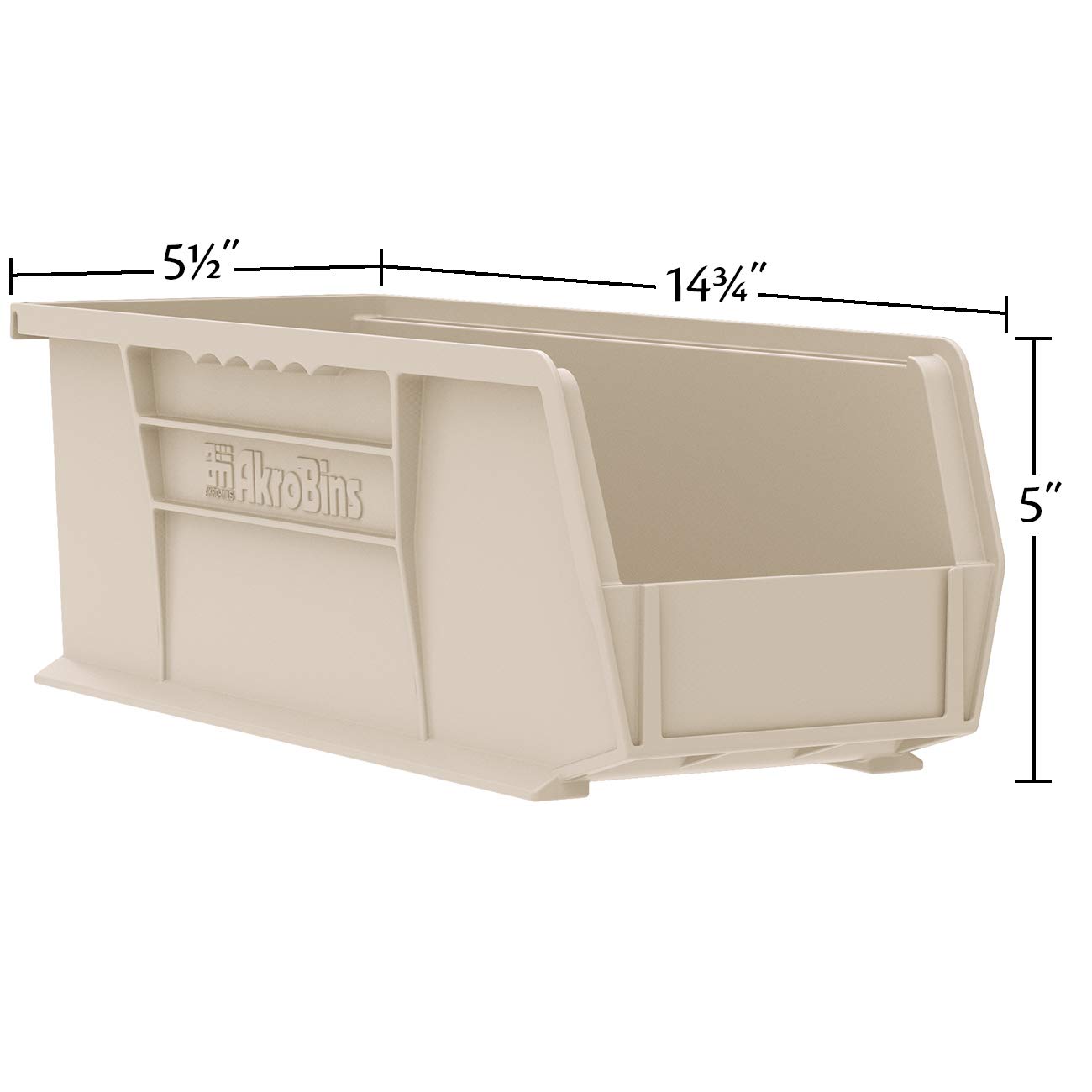 Akro-Mils 30234 AkroBins 12-Pack Yellow Plastic Storage Bins | 15