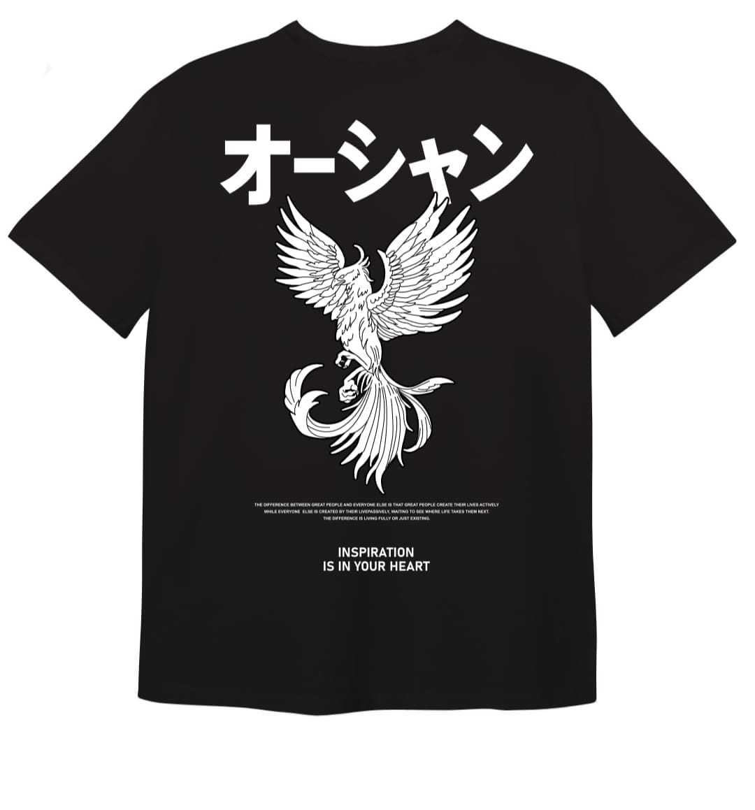 Original Oversize Black T-Shirt for Men - H Ocn Brand - Comfortable & Stylish Casual Wear for Everyday Outfits, Streetwear, and Relaxing at Home