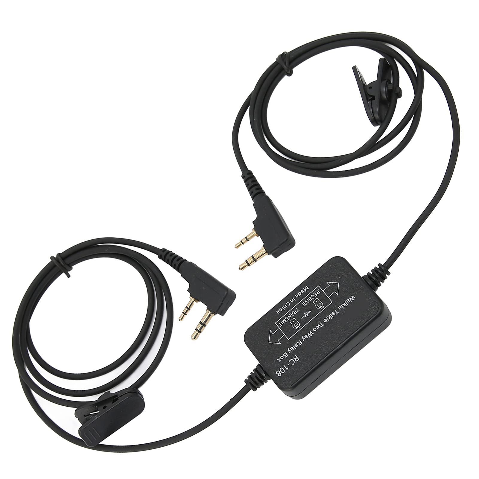 RC-108 Relay Box - Two-Way Radio Repeater for Handheld Walkie Talkies | Portable Intercom System for Clear Communication in Outdoor, Construction & Security Scenes