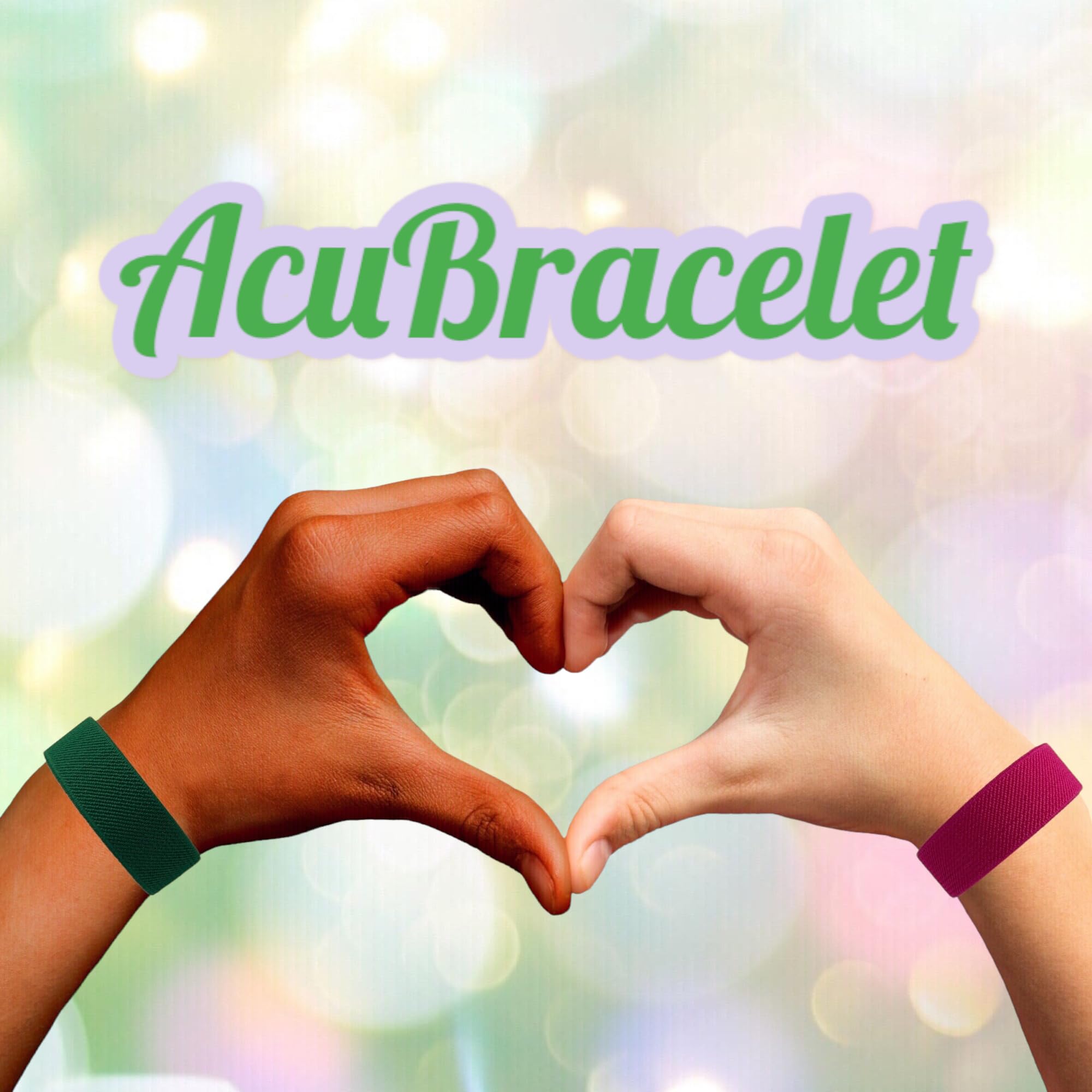 Acupressure Watch Band for Stress & Nausea Relief - Waterproof Silicone Solo Loop Design for Apple Watch - Natural Balance Therapy - Perfect for Travel, Workouts & Daily Wellness (Size L 38/41)