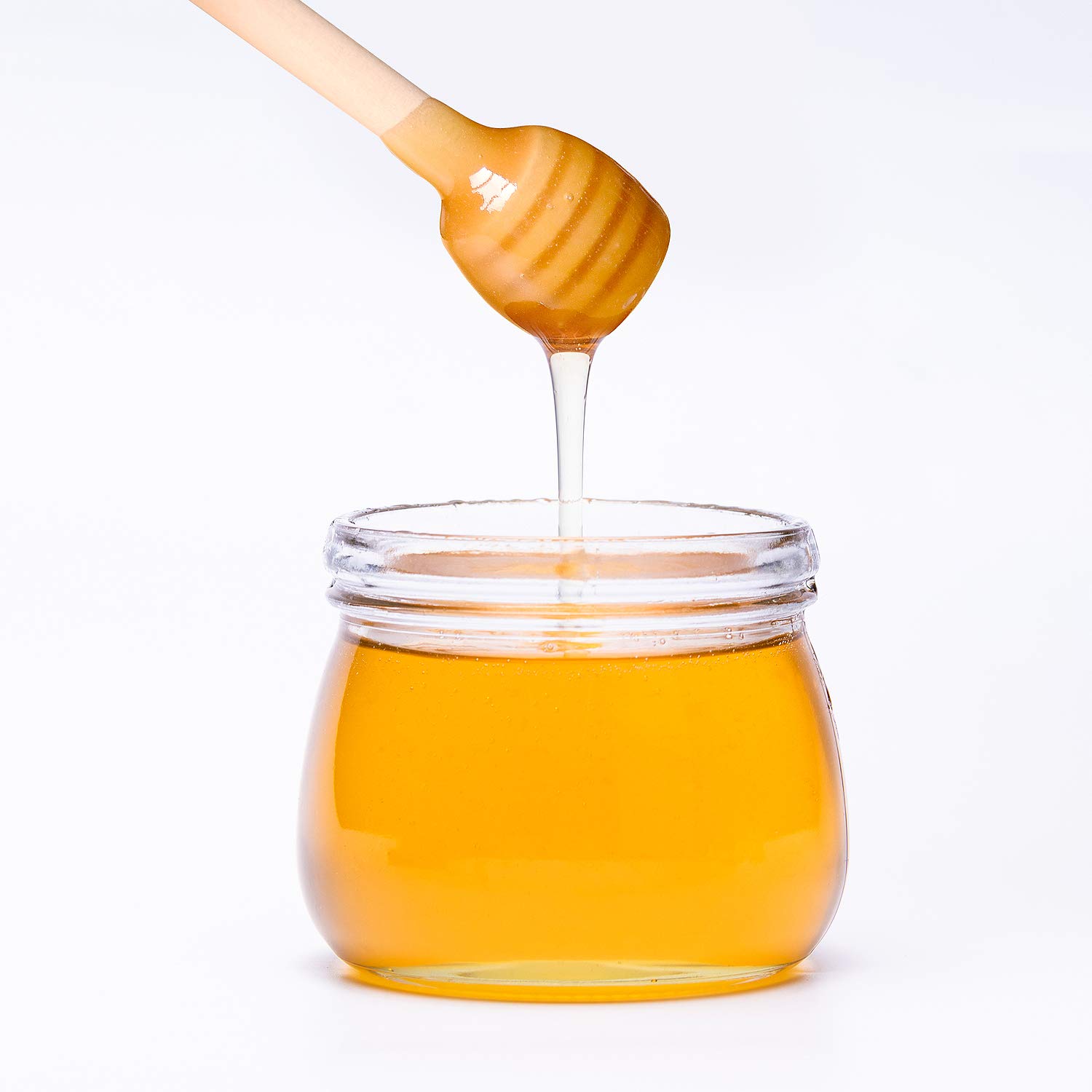 150 Pack 3 Inch Mini Wood Honey Dipper Sticks - Individually Wrapped Natural Wooden Honey Stirrers for Tea, Coffee, Yogurt & Baking - Perfect for Honey Jars, Gift Sets & Kitchen Use