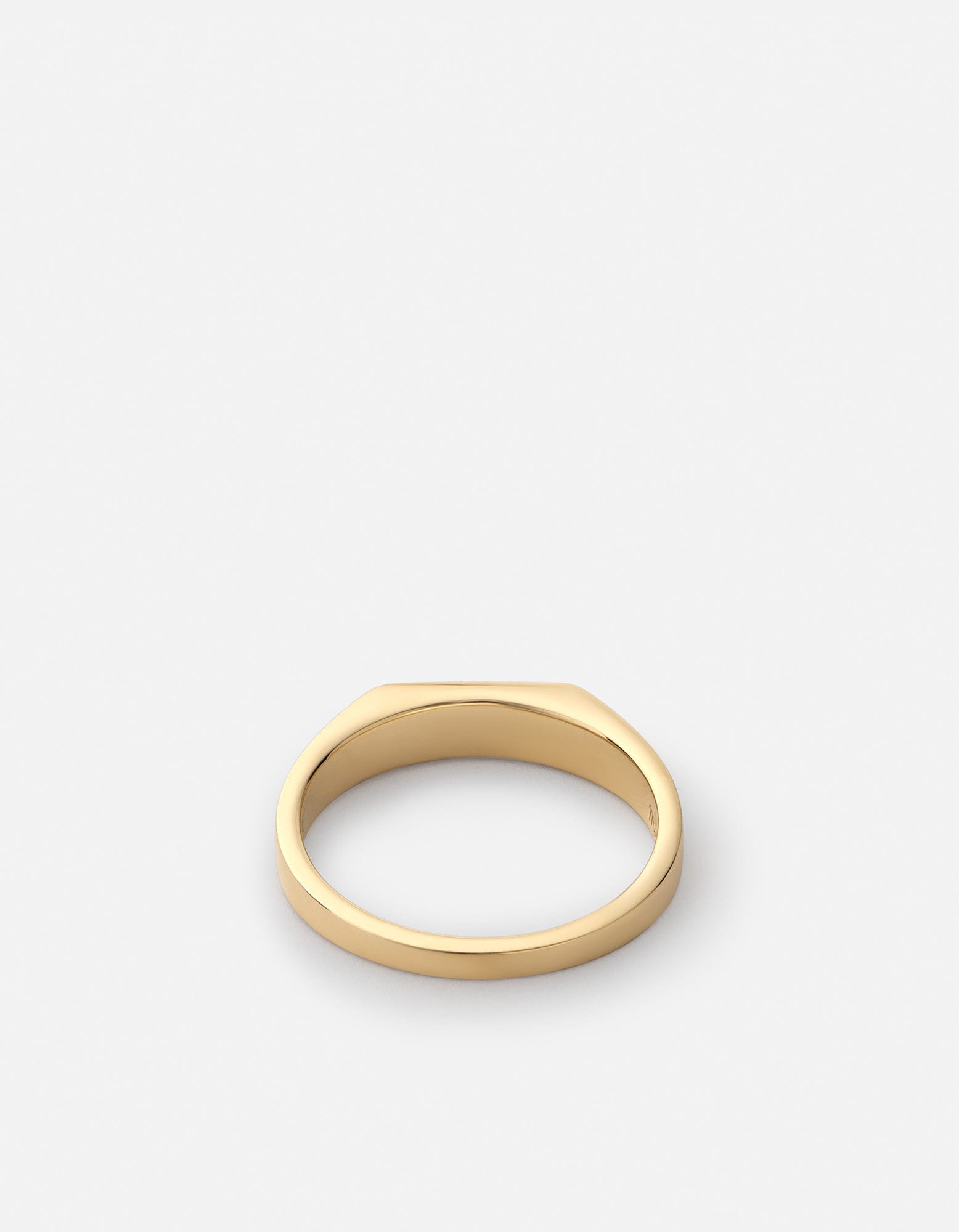 Valor Quartz Signet Ring - 14K Gold Vermeil Jewelry for Men & Women | Elegant Statement Piece for Everyday Wear, Gifts & Special Occasions