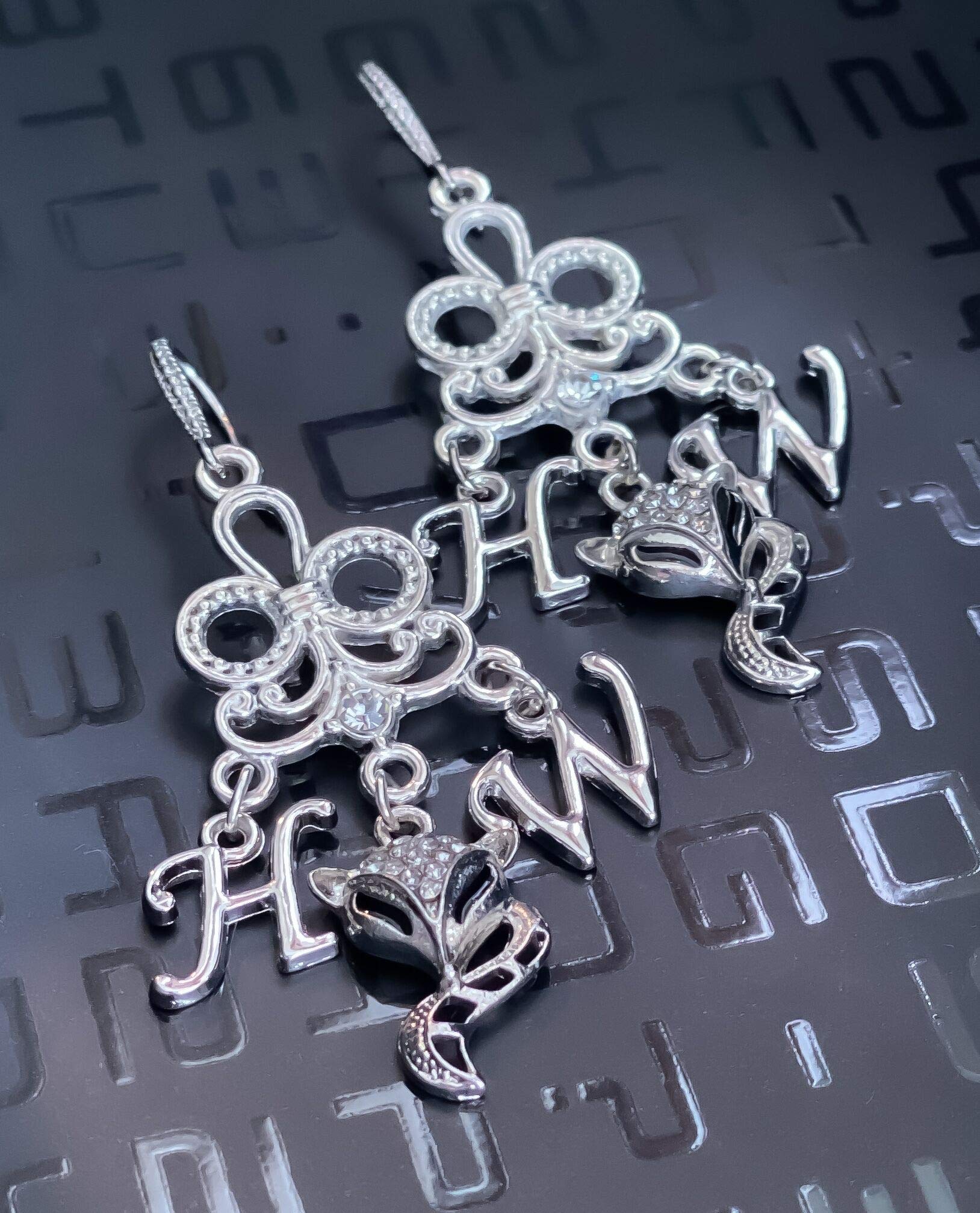 Hotwife Jewelry Set - Sterling Silver Earrings for Hot Wife, Vixen, MFM, QOS, Swinger Lifestyle | Cuckold, Threesome & BBC Fashion Accessories | Perfect for Date Nights, Parties & Lifestyle Events