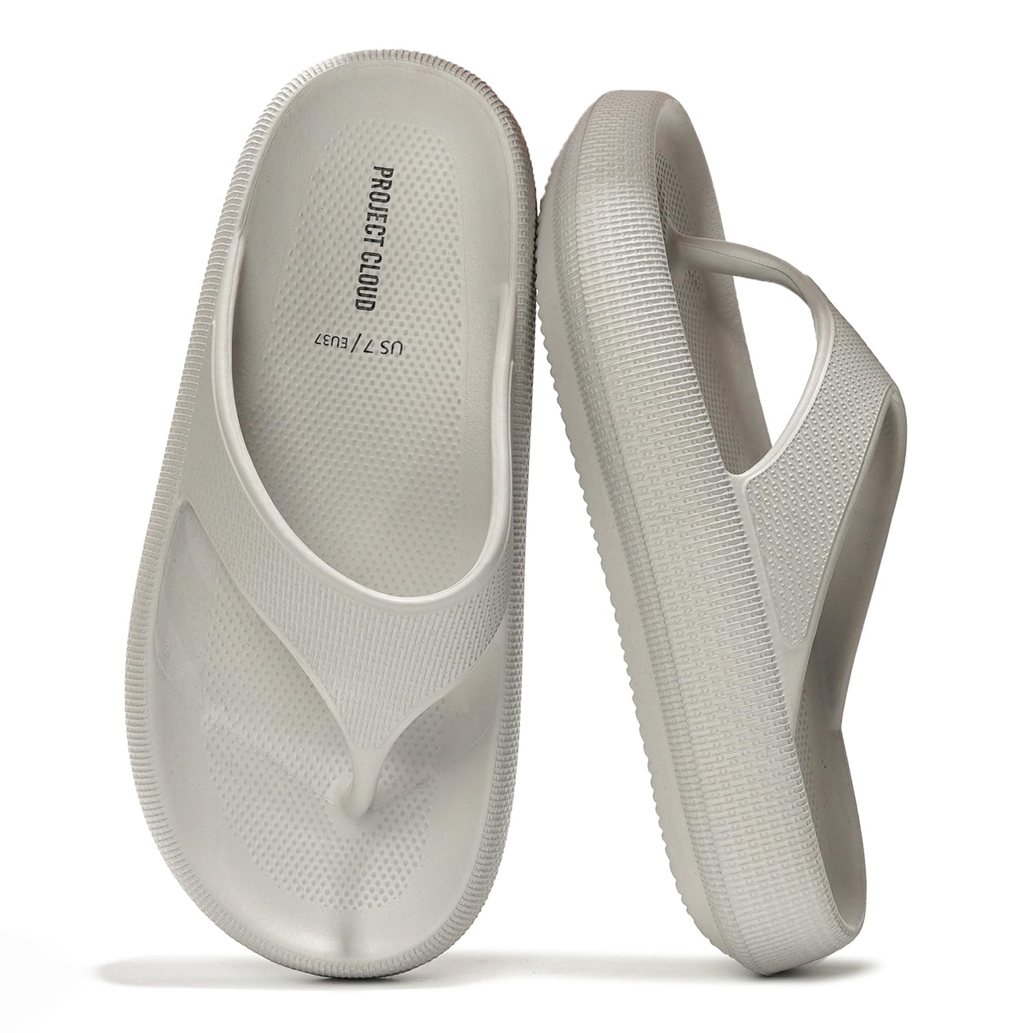 **Women's Non-Slip Water Sandals - Comfortable Recovery Flip Flops for Beach, Pool & Home | Pillow Cloud Slides for Relaxation & Post-Surgery Support**
