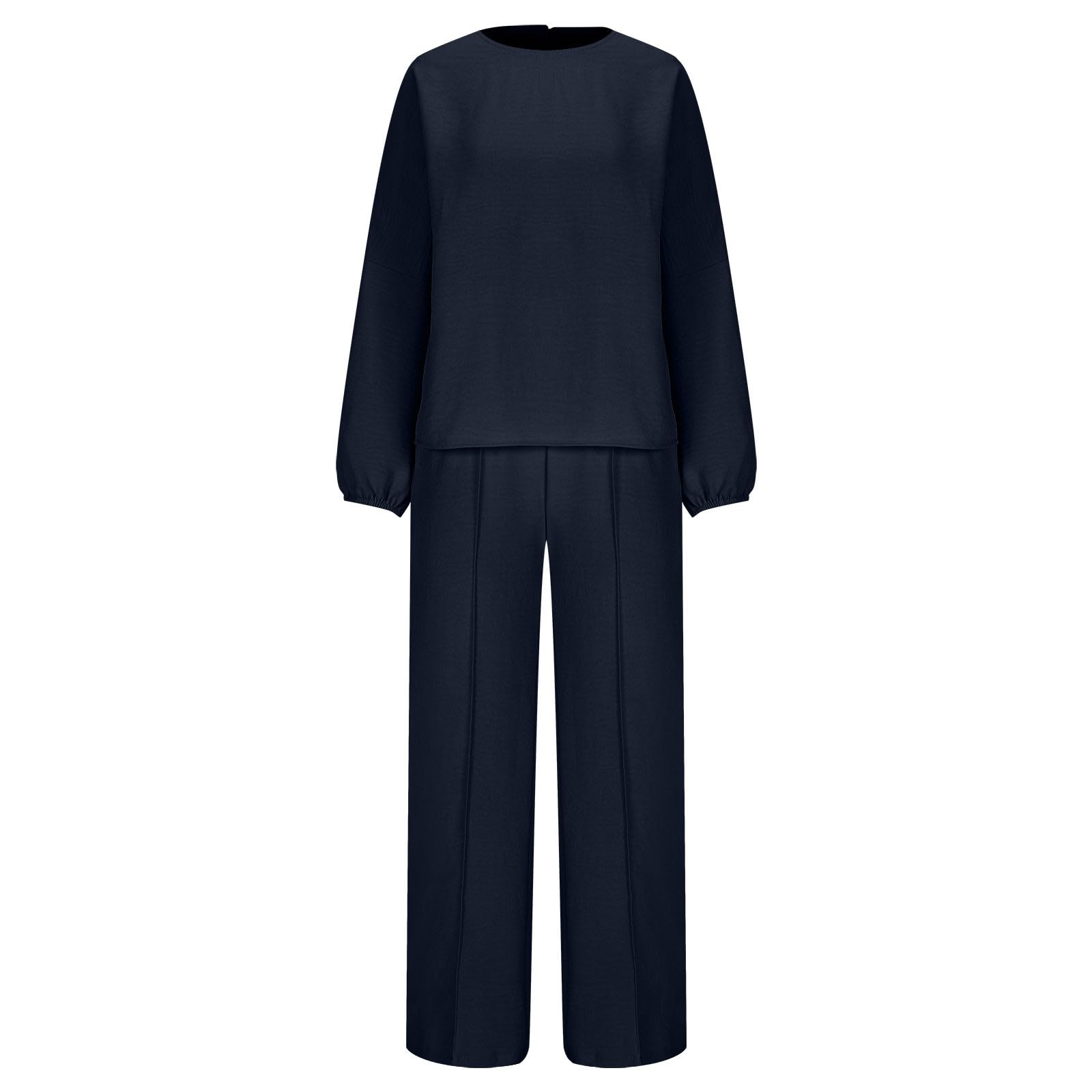 Trendy Women's 2-Piece Lounge Set - Oversized Fall Matching Outfits 2024 | Casual Going Out & Home Relaxation