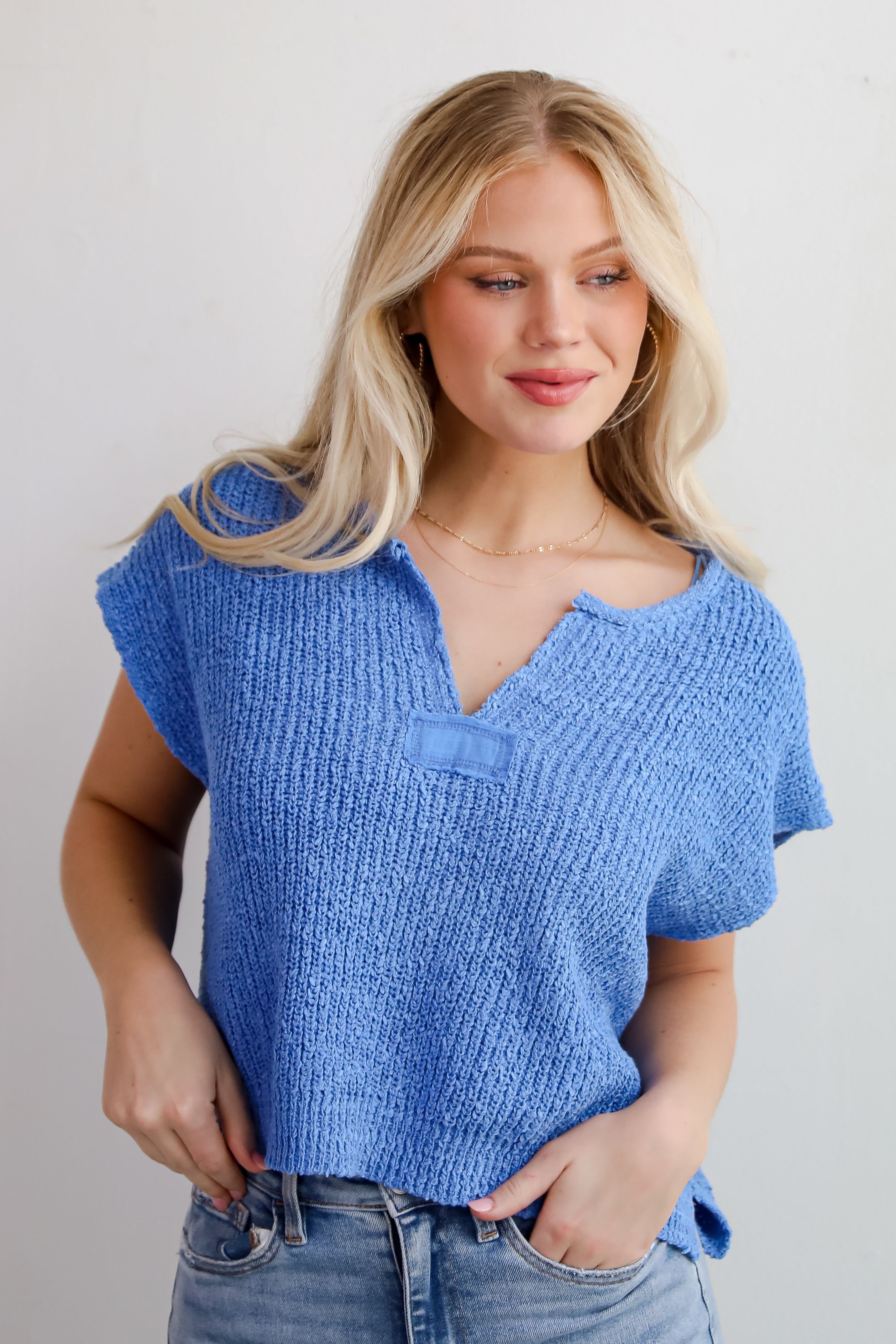 Cozy Stroll Sweater Top for Women - Soft Knit Pullover Sweater for Casual Wear & Fall Outfits | Perfect for Daily Errands, Coffee Dates & Weekend Relaxation
