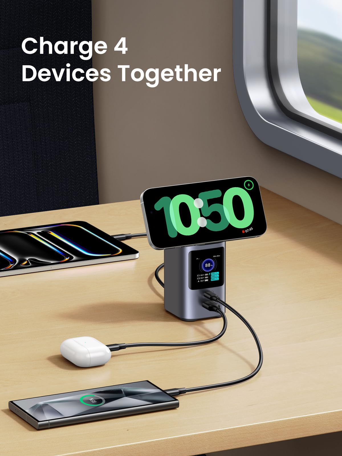 UGREEN Nexode 20000mAh 145W PD Fast Charging Power Bank - Portable Charger for MacBook, iPhone, iPad, Laptop & More - Perfect for Travel, Camping & Emergency Power Backup