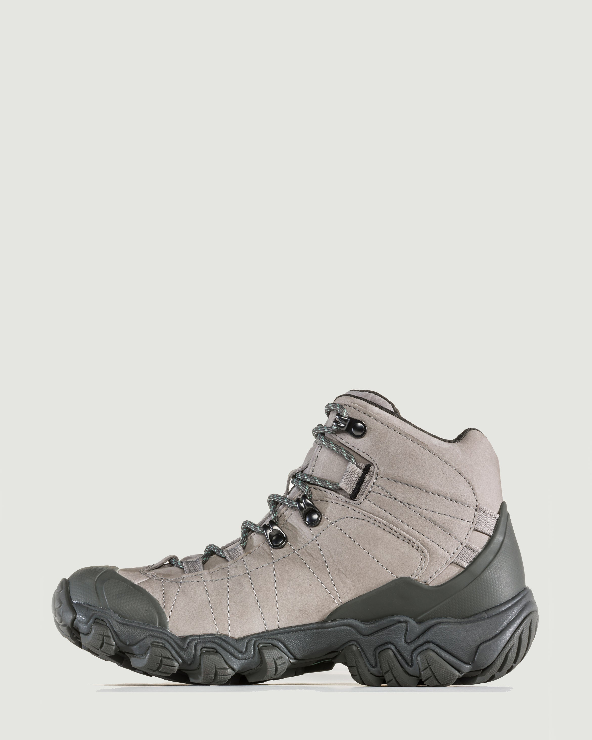 Women's Oboz Bridger Waterproof Mid Hiking Boots - Frost Grey | Lightweight & Durable for Outdoor Adventures, Hiking & Trail Walking