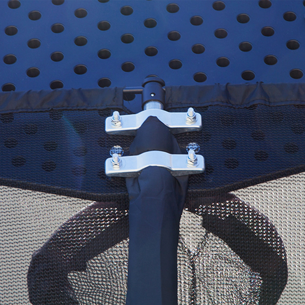 Swish Trampoline Basketball Hoop - Adjustable Height for Kids & Adults - Perfect for Backyard Fun & Outdoor Sports