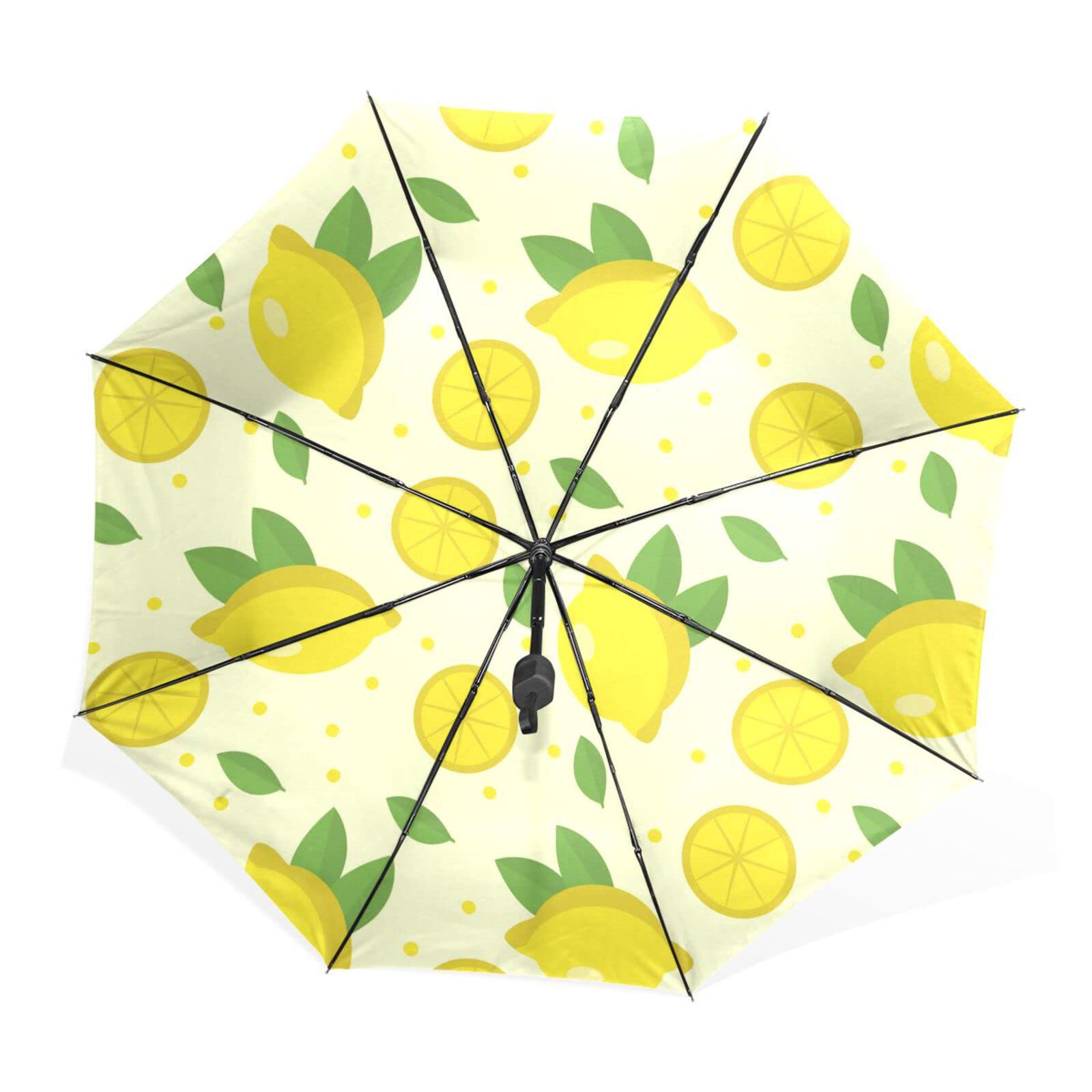 JHKKU Manual Folding Umbrella - UV Protection Rain & Sun Umbrella for Travel & Daily Use | Compact Windproof Design for Commuting, Walking & Outdoor Activities