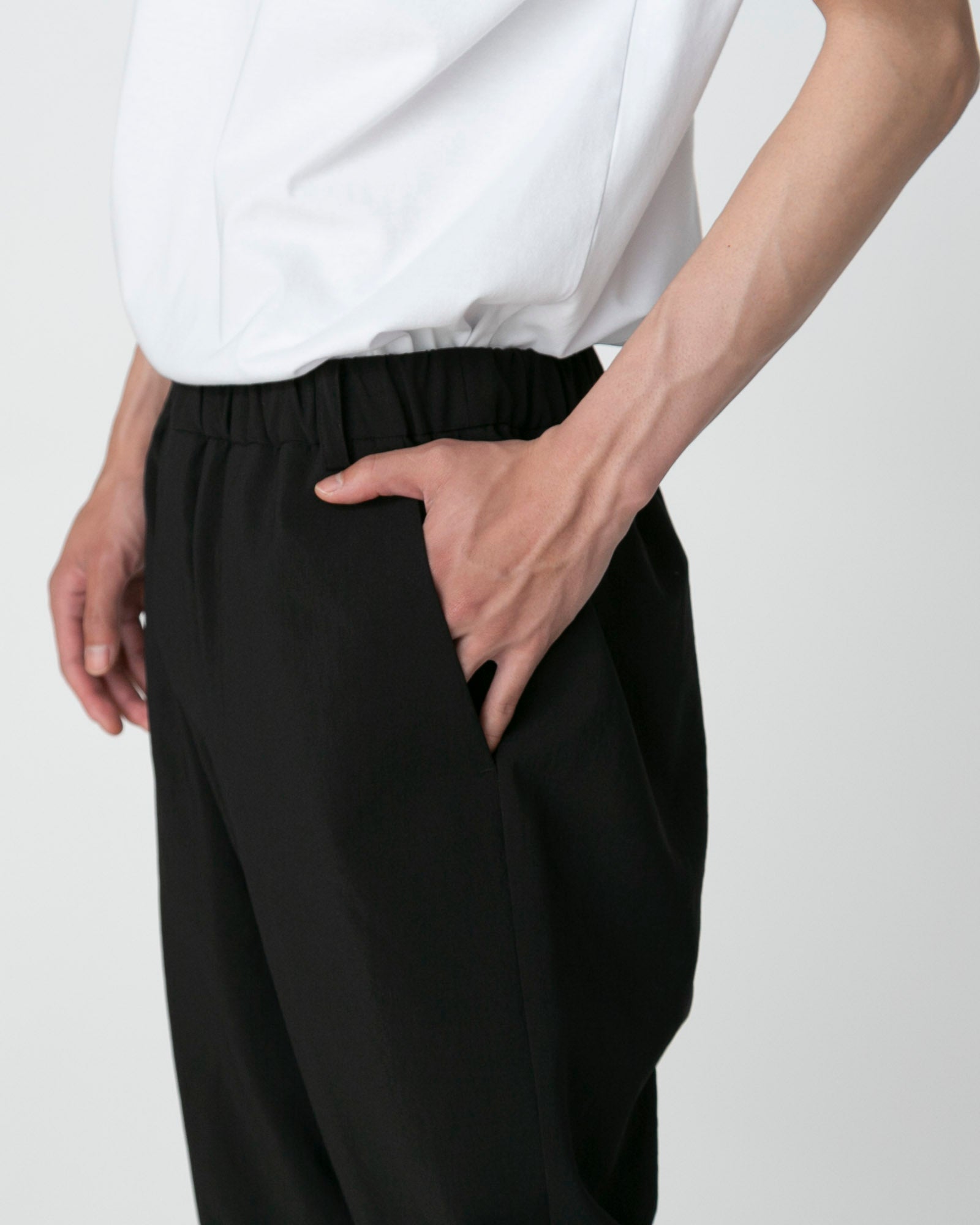 PE Light Poplin Pants for Women - Comfortable Summer Casual Trousers with Elastic Waist - Perfect for Office, Travel & Outdoor Activities