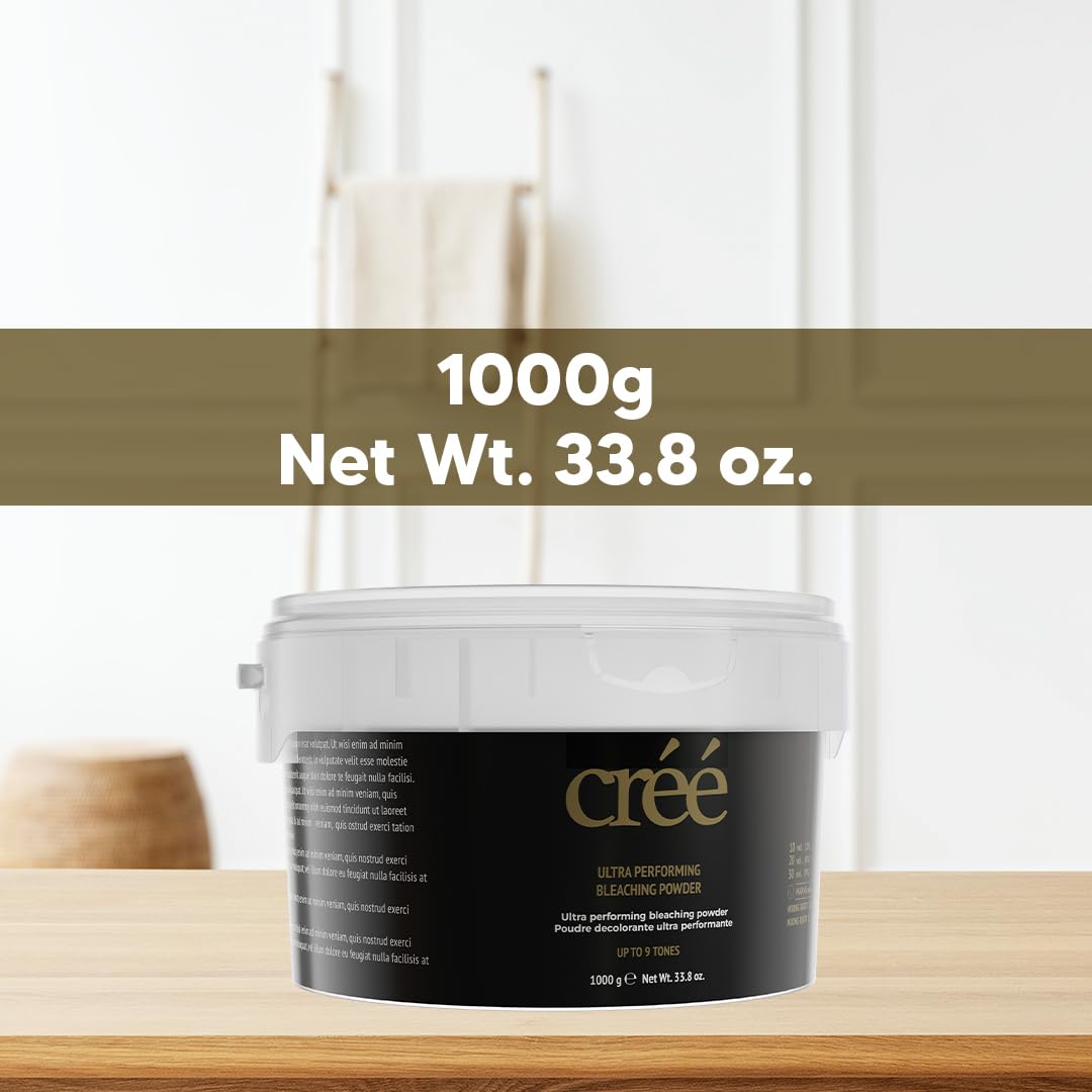 Cree Professional Ultra Performing Teeth Whitening Powder (1000g) - Brighten Your Smile for Special Occasions & Daily Confidence