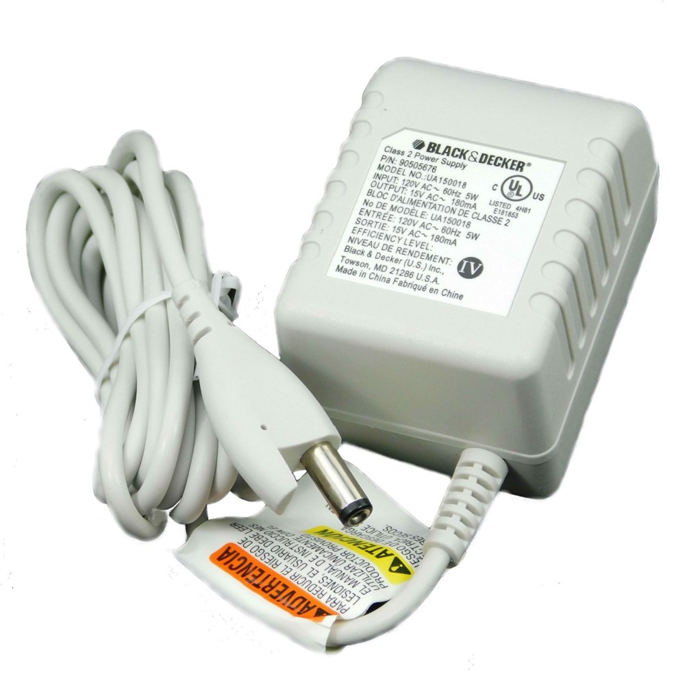 Black & Decker 510068572 20V MAX Lithium Ion Battery Charger - Fast Charging for Cordless Power Tools - Perfect for Drills, Saws & Home DIY Projects