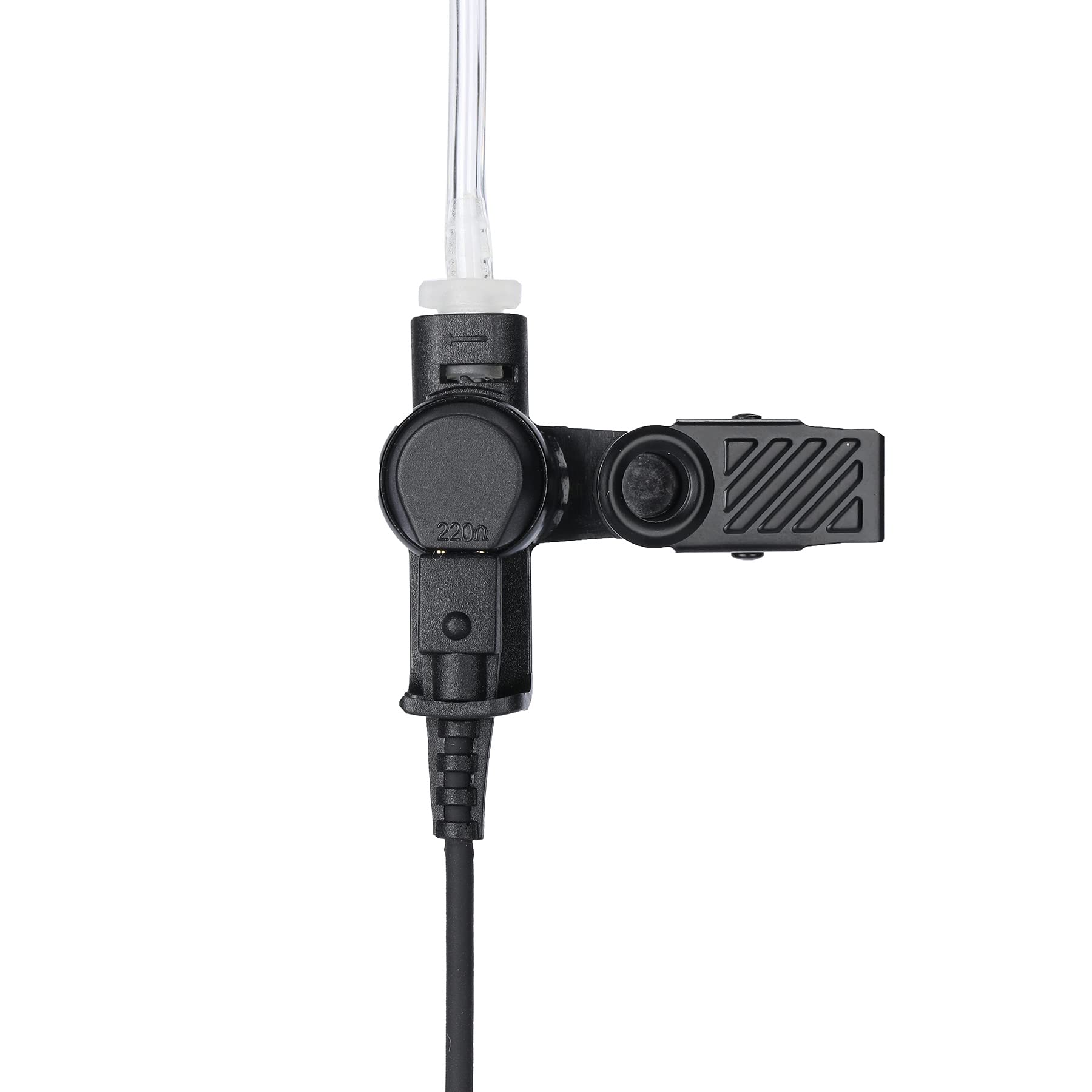 Motorola XPR3300e XPR3300 XPR3500 XPR3500e Walkie Talkie Headset - Trandsentivis XPR 3300e 3500e Earpiece with Acoustic Tube & Mic PTT Button - Durable Two-Way Radio Accessory for Security, Construction & Event Staff Communication