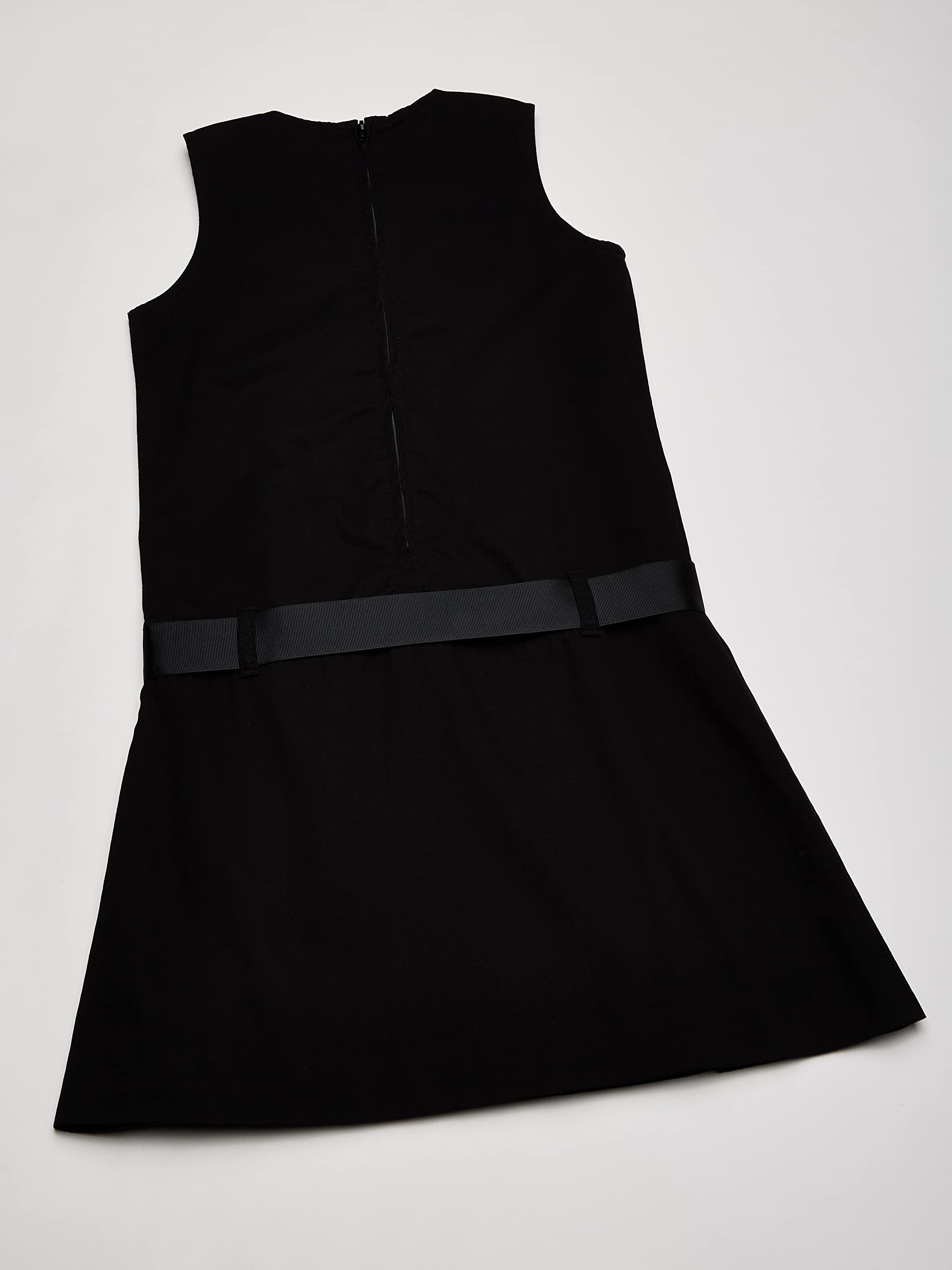 The Children's Place Girls' Uniform Belted Jumper Dress in Tidal Blue - Perfect for School, Church & Special Occasions