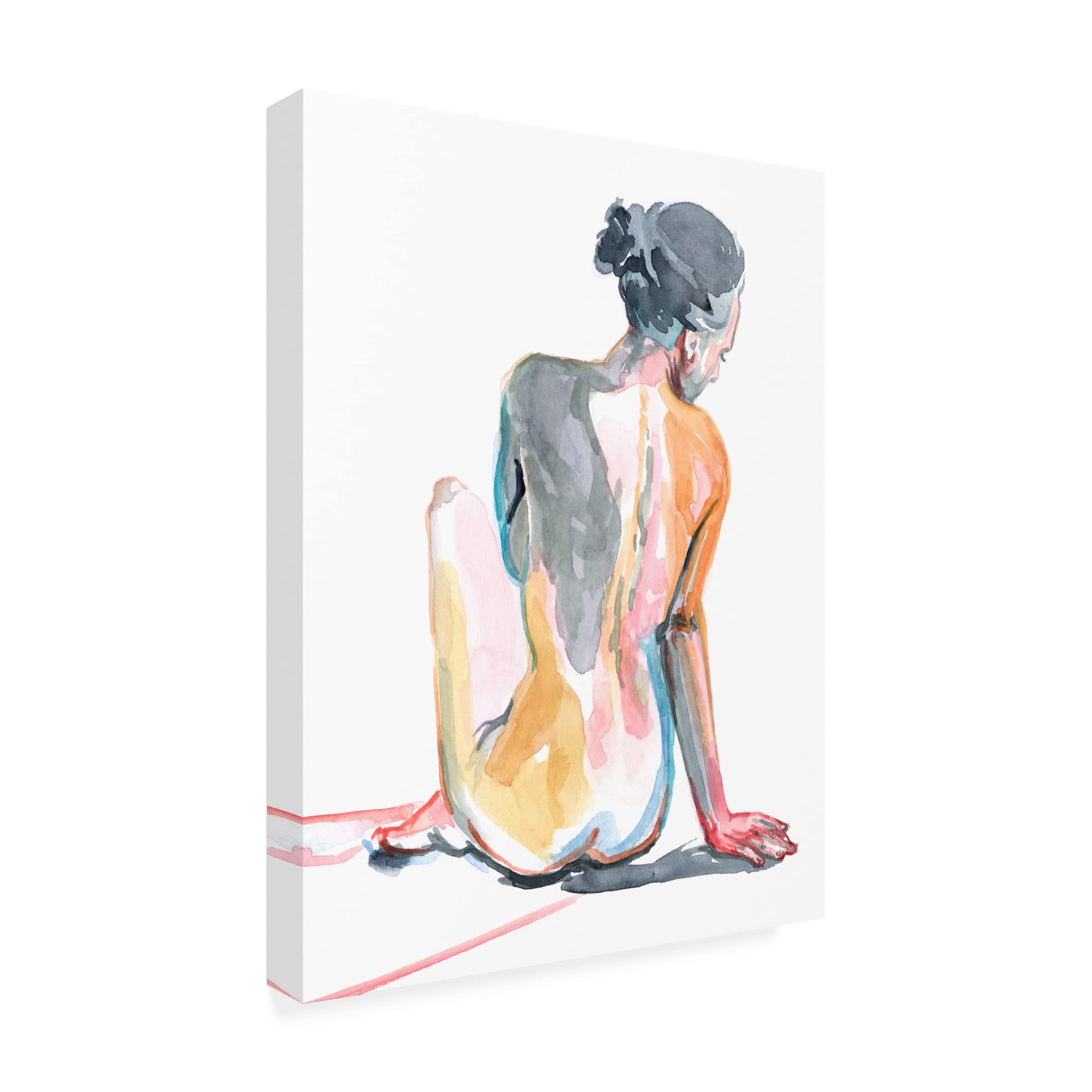 Jennifer Paxton Parker 'Colorful Shadows I' Canvas Wall Art - Modern Abstract Painting for Living Room, Bedroom & Office Decor