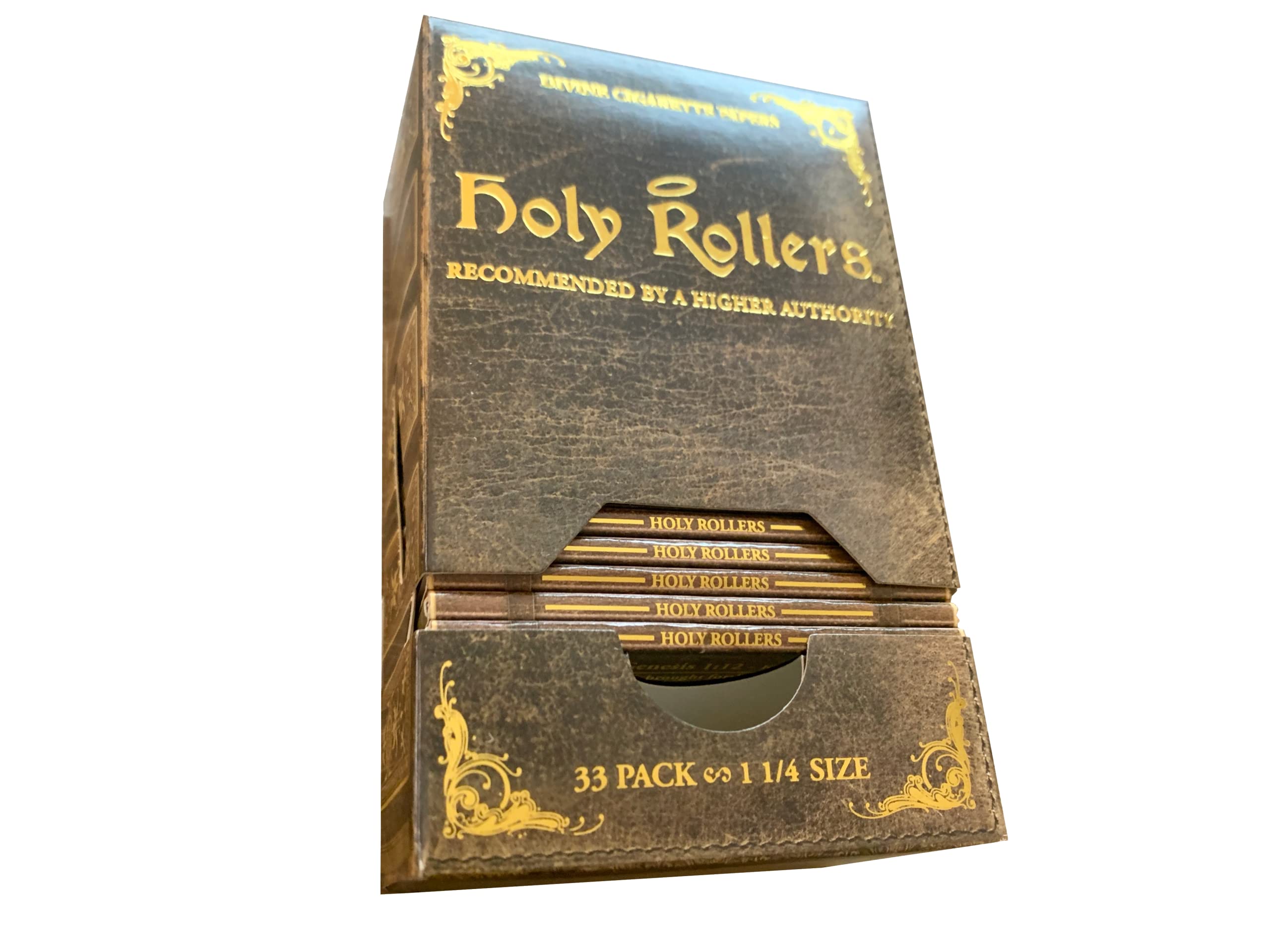 Holy Rollers Divine Rolling Papers - Premium Hemp Rolling Papers for Smooth Smoking | Perfect for Herbal Blends, Tobacco & CBD | Ideal for Rolling, Travel & Outdoor Use
