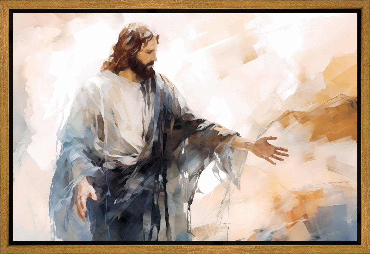 Come Unto Me Gallery Wrap Canvas - Inspirational Christian Wall Art for Home, Church & Office Decor - Perfect for Living Room, Bedroom & Prayer Spaces