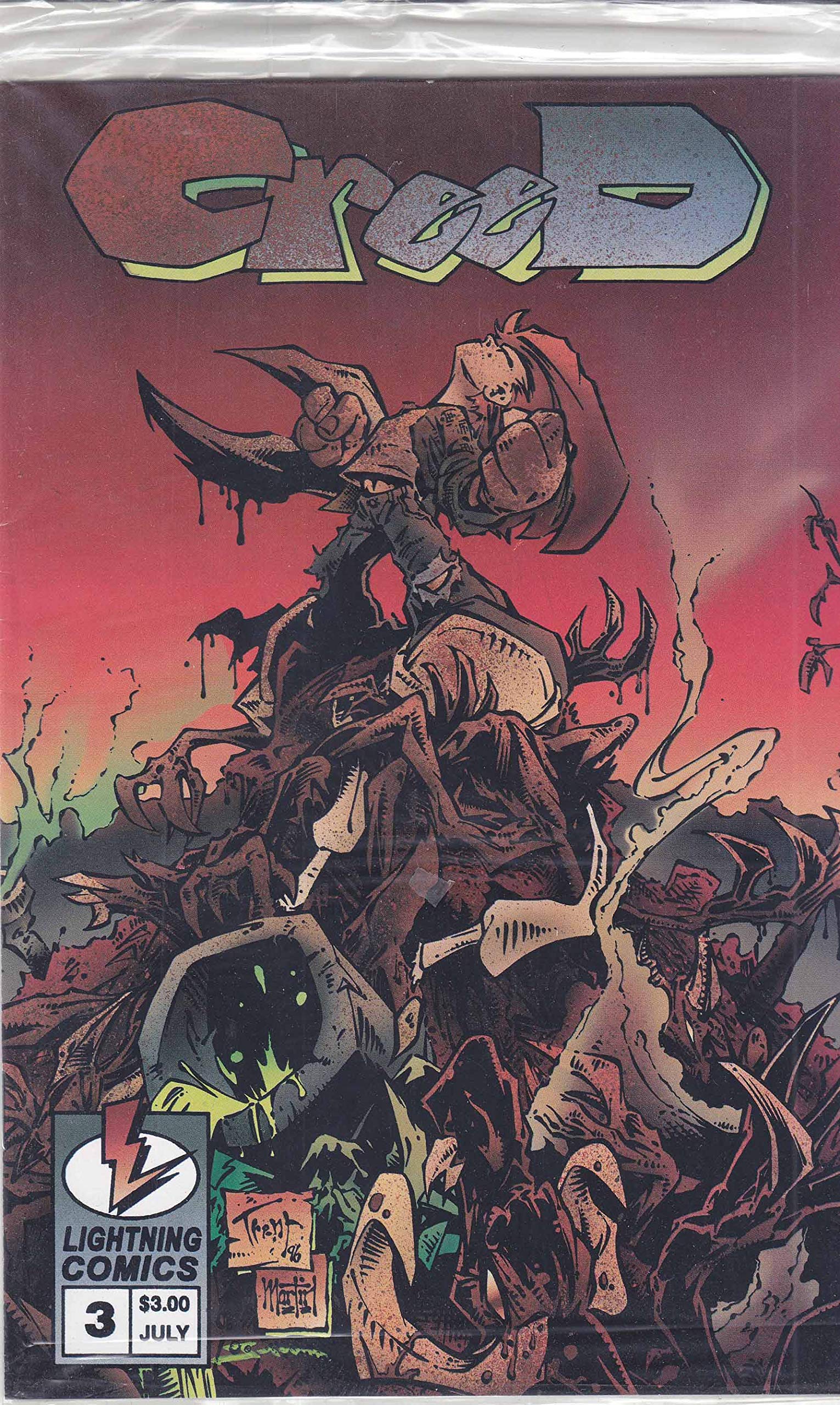 CreeD (2nd Series) #3 VF/NM Condition - Lightning Comic Book by Trent Kaniuga | Collectible Trading Card Included | Perfect for Comic Collectors & Superhero Fans