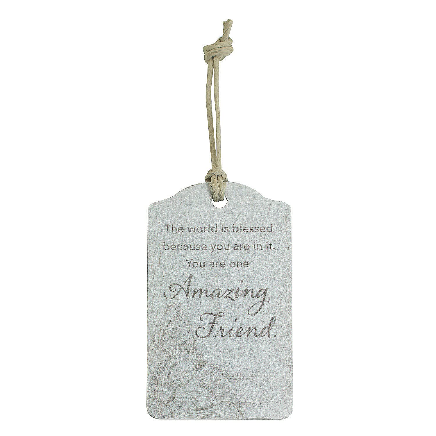 Best Friend Gift Tag - Unique Home Decor - 1 Piece - Perfect for Birthday, Anniversary & Housewarming Presents