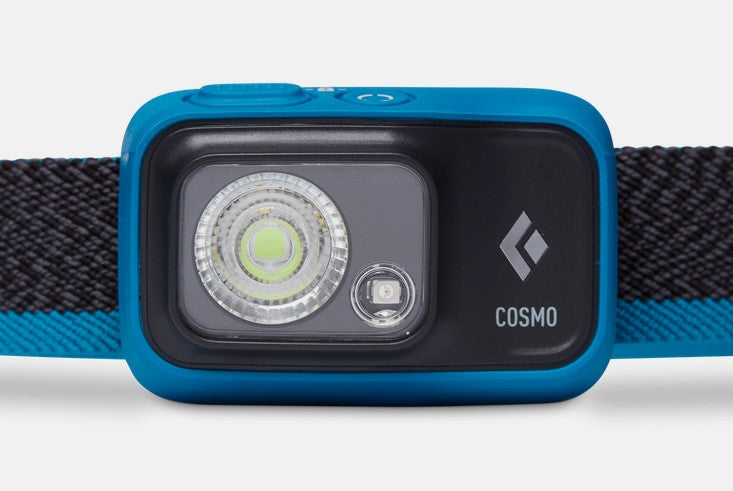 Black Diamond Cosmo 350 Headlamp - Rechargeable LED Headlight for Camping, Hiking & Outdoor Adventures - 350 Lumen Brightness with Red Night Vision Mode