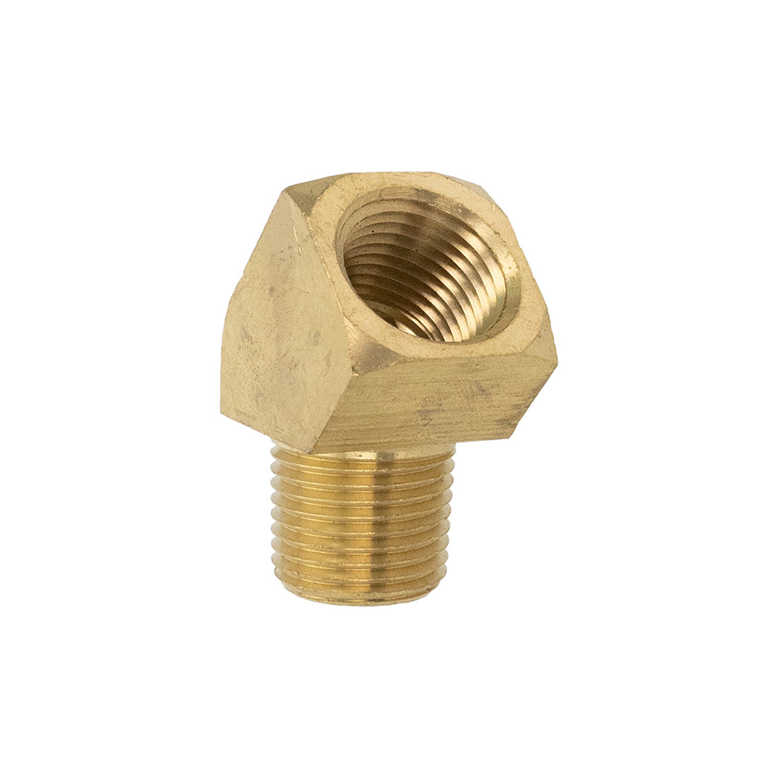 XERO 45° Elbow Street Fitting - High-Quality Brass Plumbing Connector for Water Supply & Gas Lines | Perfect for Home Plumbing Repairs, DIY Projects & Industrial Pipe Systems