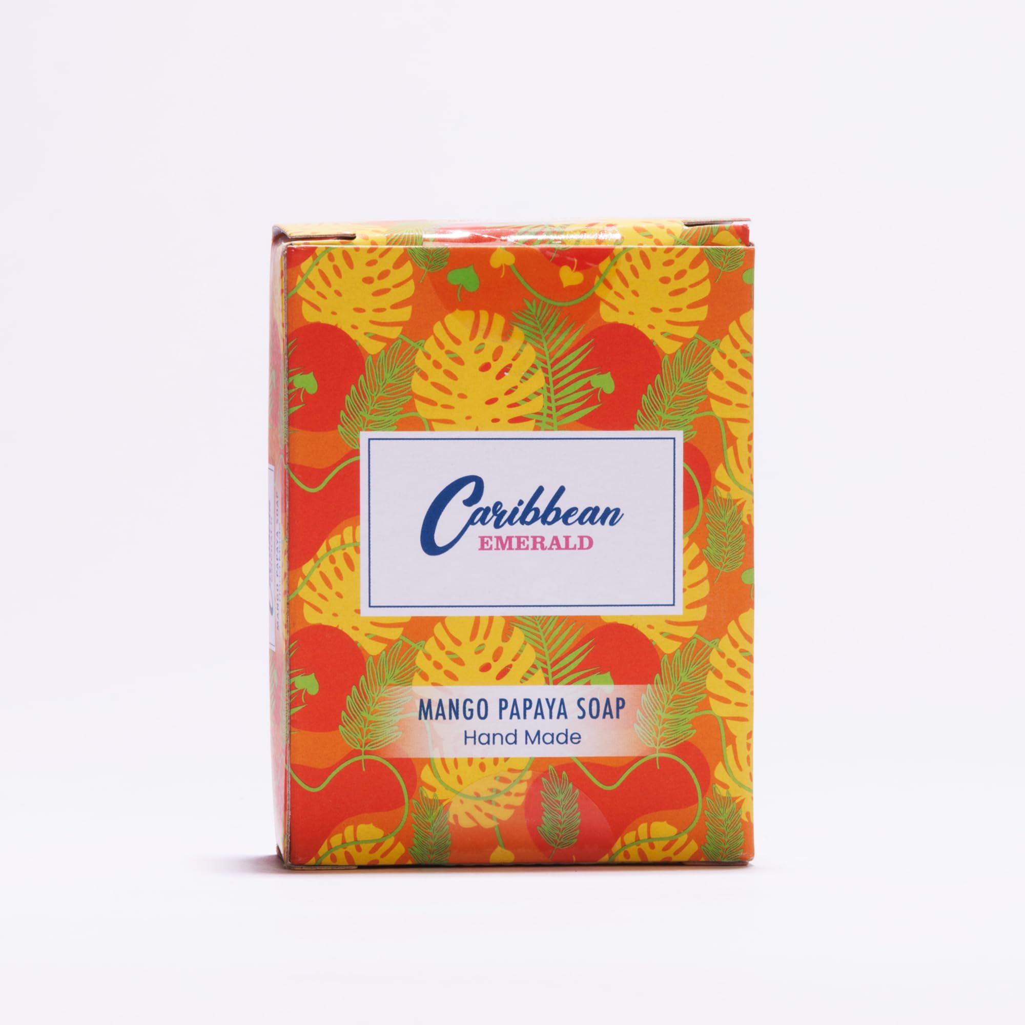 Natural Mango Papaya Soap for Brightening & Exfoliation - Skin Whitening, Acne Treatment & Dark Spot Removal - Perfect for Daily Face & Body Cleansing
