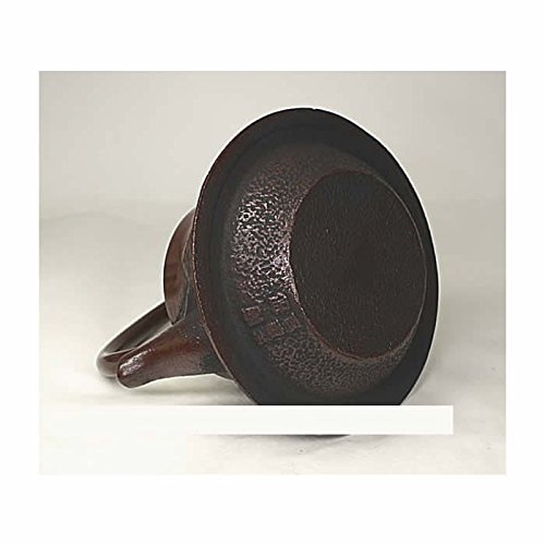 Japanese Cast Iron Teapot - Nanbu Tetsubin with Mt.Fuji Landscape Design - 0.3L Capacity with Stainless Steel Infuser - Traditional Iron Kettle for Green Tea, Herbal Tea & Home Decor - Perfect for Tea Ceremonies, Gifts & Japanese Tea Lovers