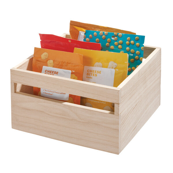 Premium Wooden Handle Trash Bin - Durable & Stylish Waste Basket for Kitchen, Bathroom, or Office Use