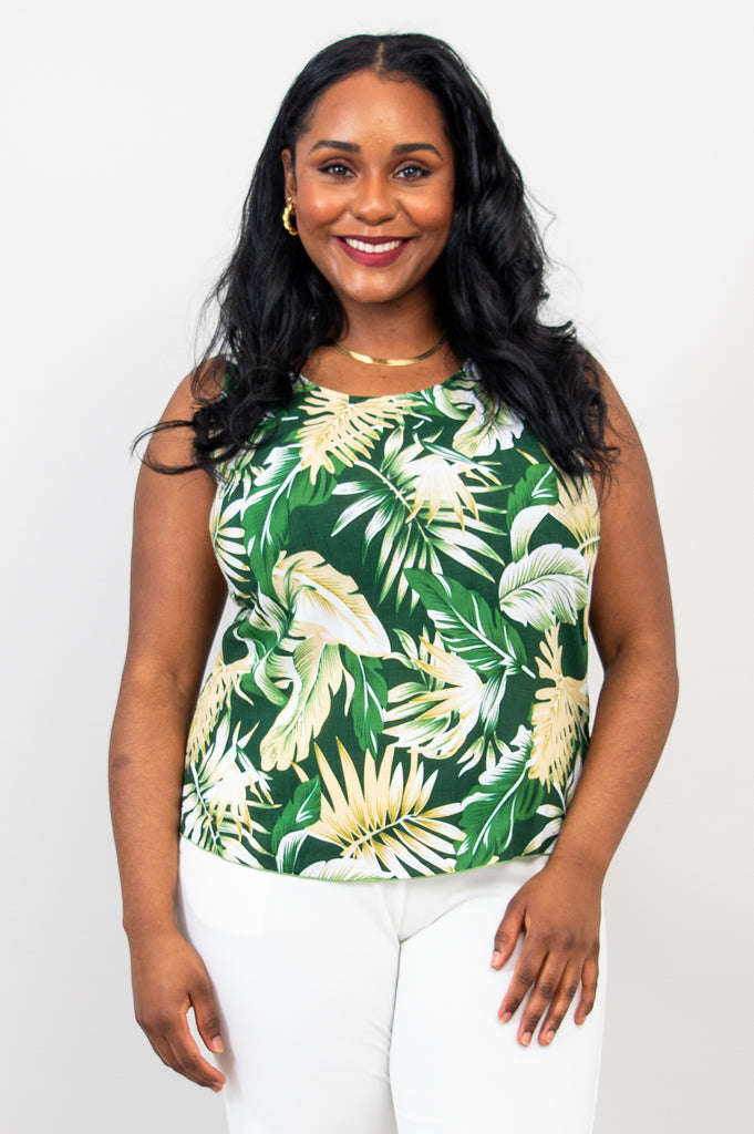 Dee Tank Top for Women - Comfortable & Stylish Honolulu Print Summer T-Shirt - Perfect for Beach Vacation, Casual Outings & Hawaiian Theme Parties