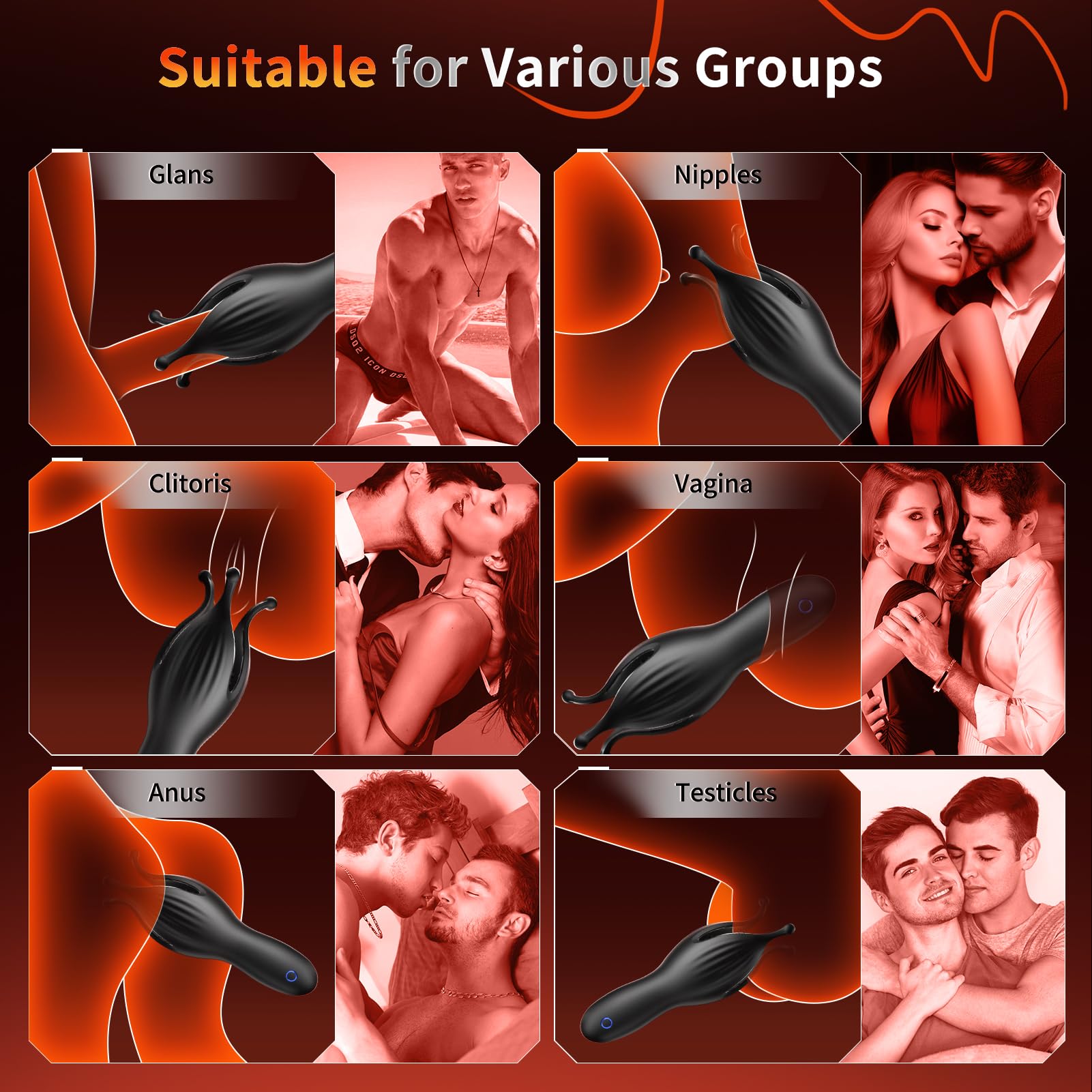 Luapoda Electric Male Masturbator Cup - Powerful 10 Vibration Modes Penis Stimulator for Men, Rechargeable Waterproof Pocket Pussy Sex Toy - Perfect for Solo Play, Couples Fun & Discreet Storage