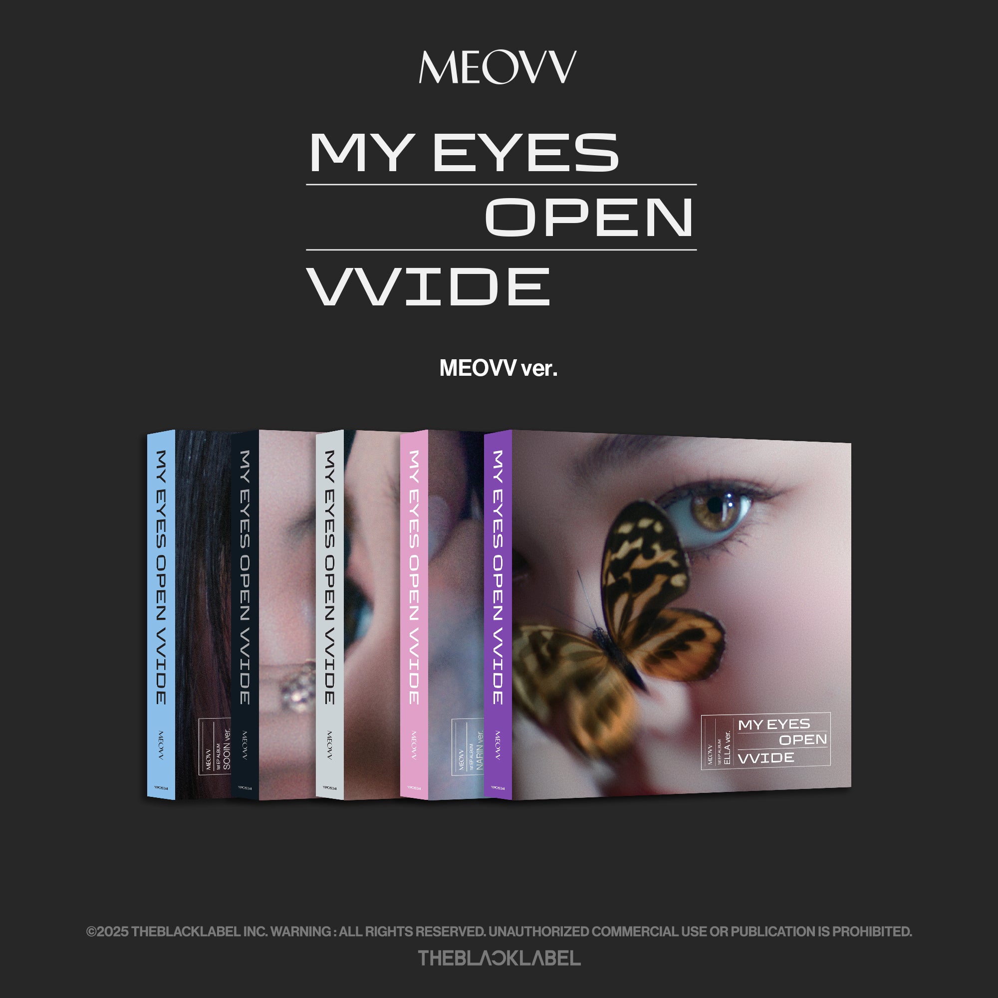 MEOVV 1st EP Album 'My Eyes Open VVIDE' - Kpop Music CD - Perfect for Kpop Fans, Music Collectors & Gift Giving