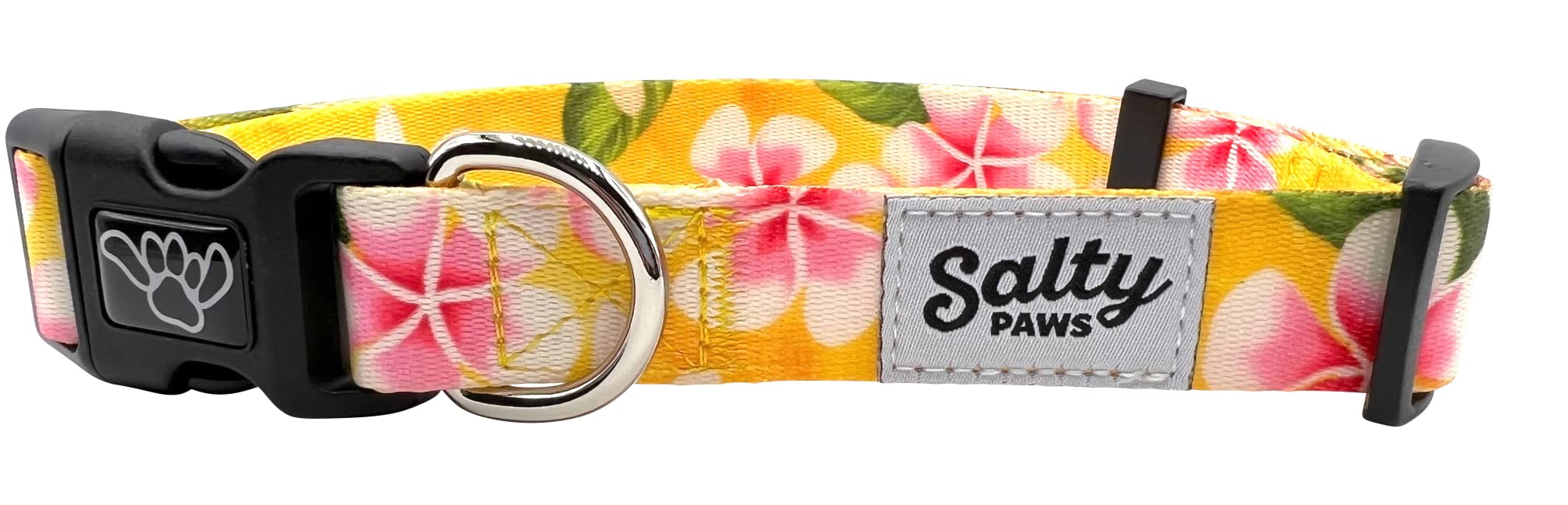 Shaka's Salty Paws Adjustable Dog Collar for Small, Medium & Large Dogs (18