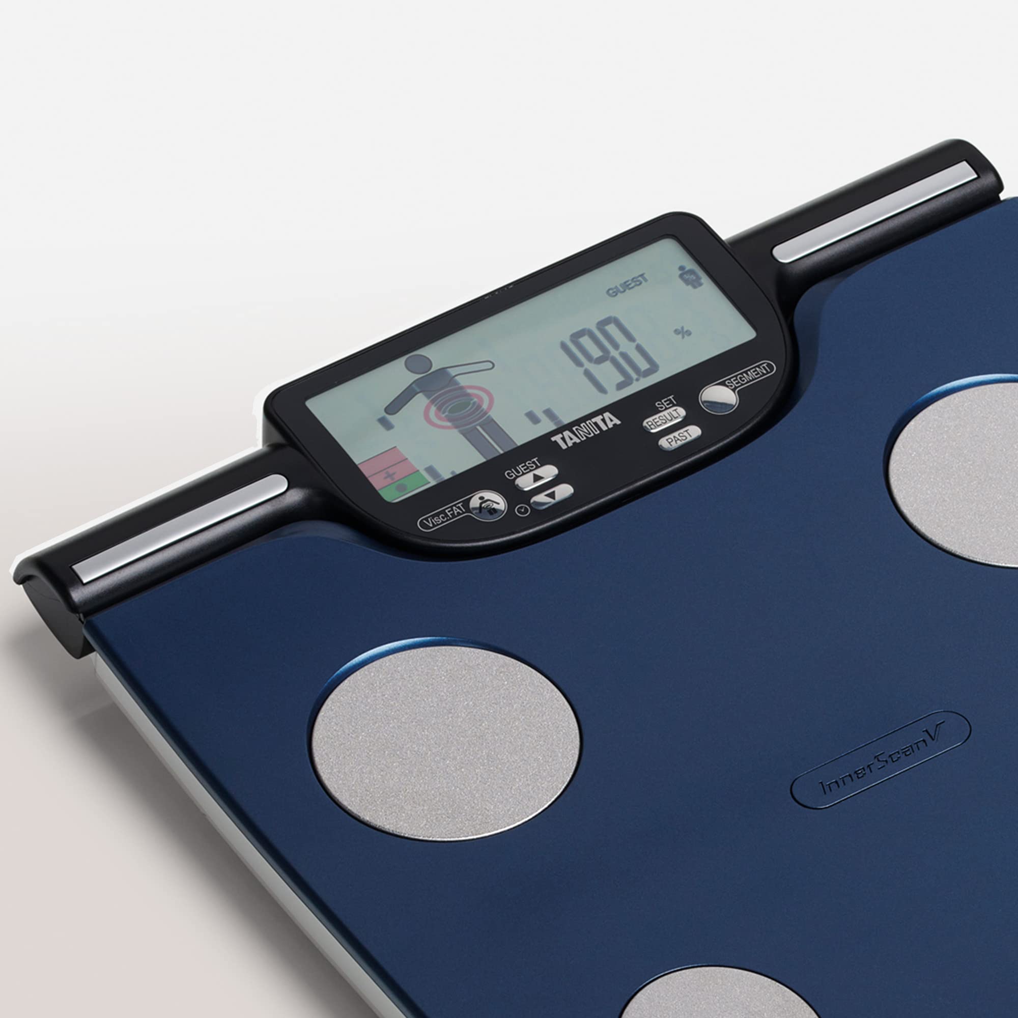 TANITA BC-602 Digital Body Composition Scale - Measures Body Fat, Muscle Mass & Daily Calorie Needs by Body Segment - 8 User Memory - Blue | Perfect for Home Gym, Weight Loss Tracking & Fitness Monitoring