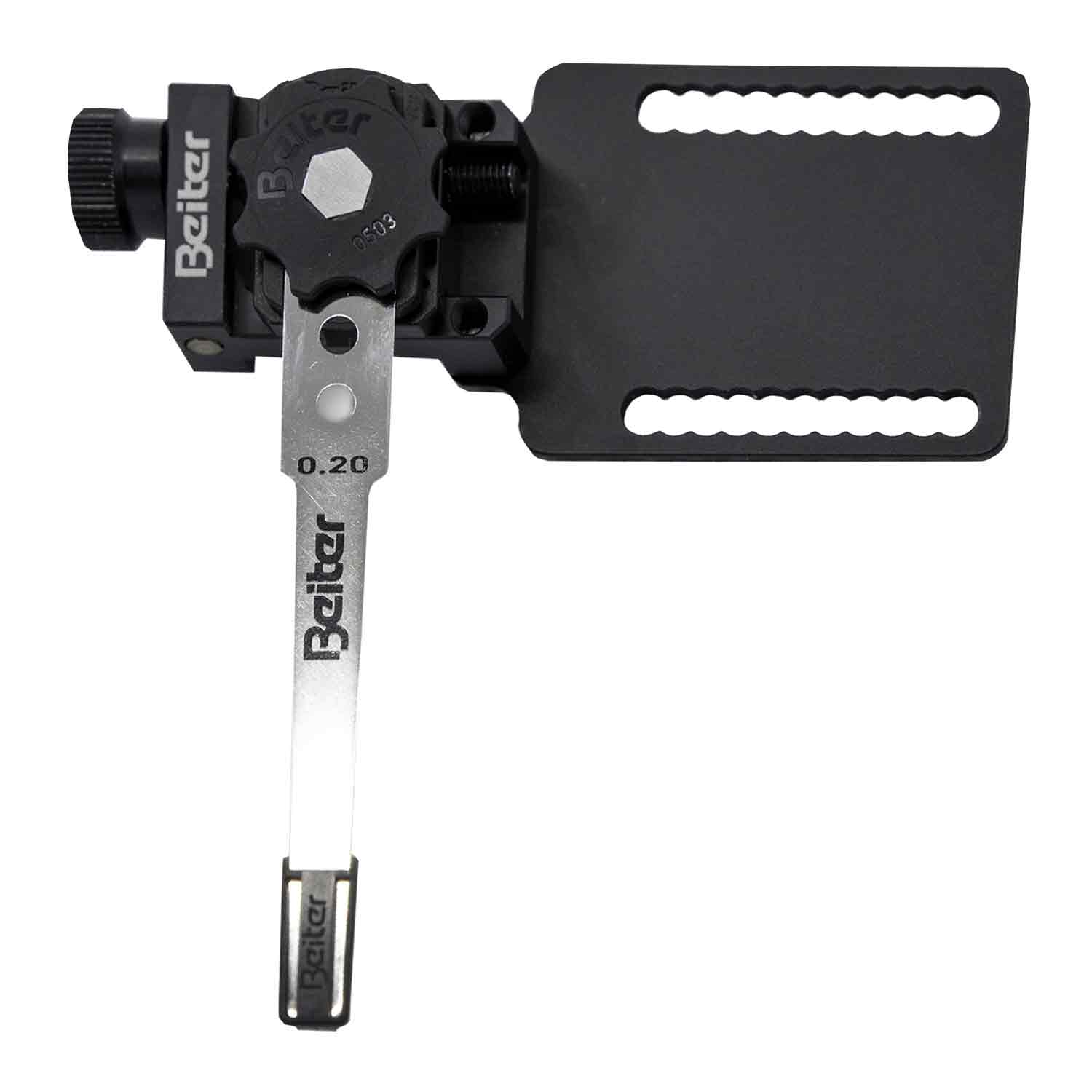 Beiter MicroKlicker - Premium Archery Clicker for Recurve Bows | Precision Tuning Tool for Competitive Target Shooting & Outdoor Hunting | Perfect for Olympic Style Training and Field Archery Practice