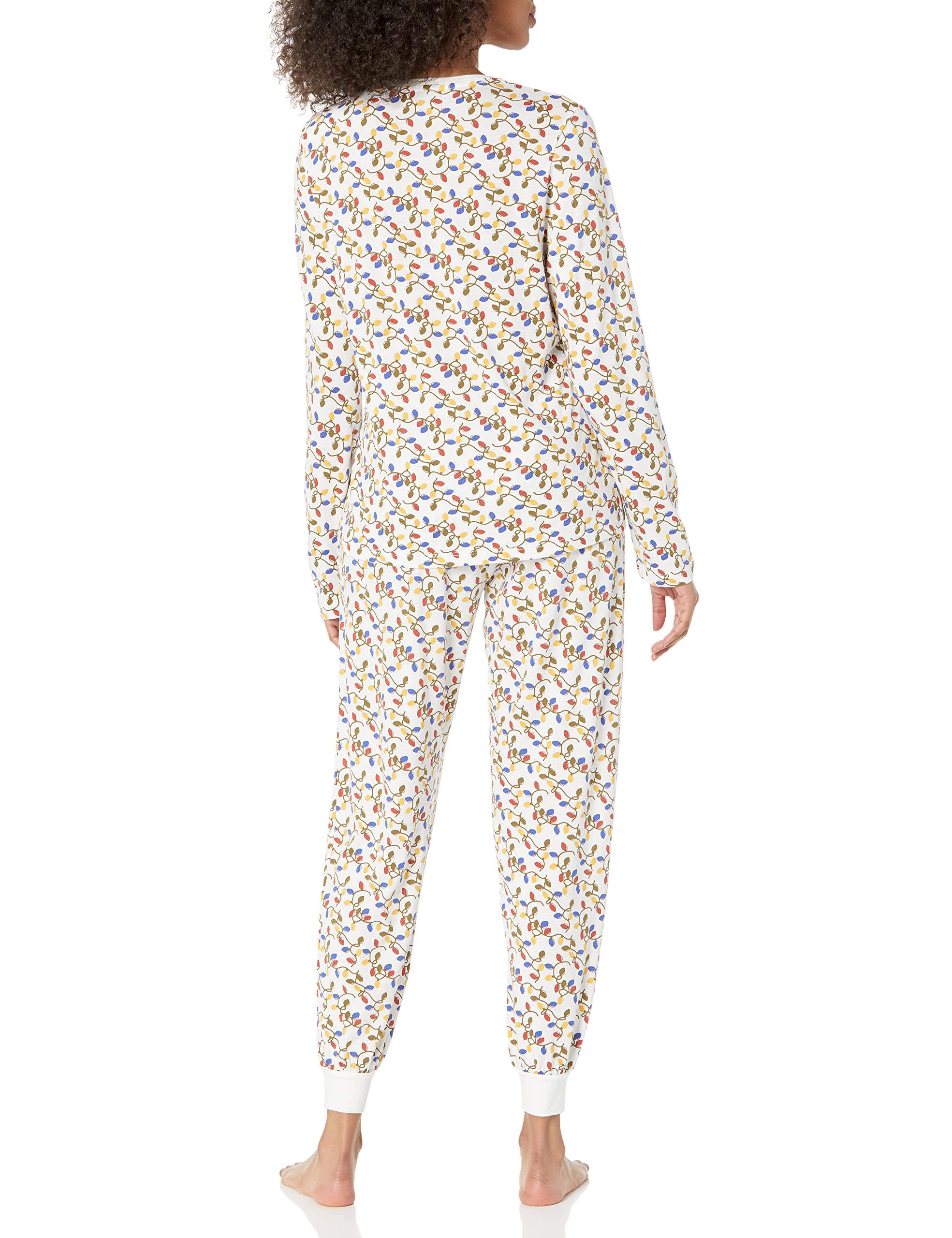 Cosabella Women's Long Sleeve Thermal Top & Jogger Pants Set - Soft Lounge Wear for Ski Trips, Winter Travel & Cozy Home Relaxation