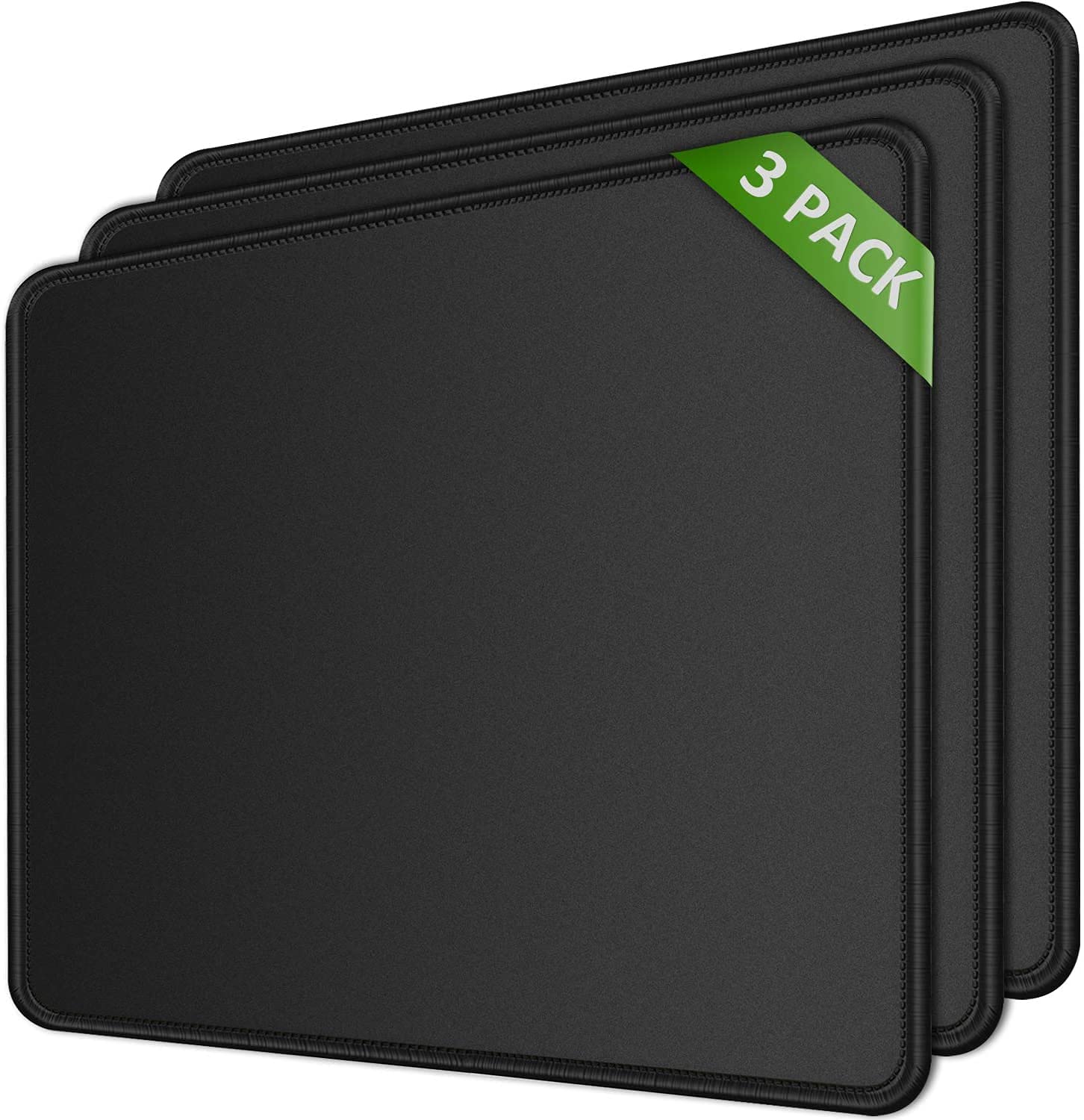MROCO 3-Pack Ergonomic Mouse Pad Set for Office & Home - Comfortable Wrist Support for Computer, Laptop, Gaming & Workstation Use