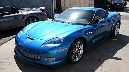 DEPO 2005-2010 Chevy Corvette Clear Front Bumper Side Marker Lights - Replacement LED Lights for Improved Visibility & Style | Perfect for Night Driving & Car Customization