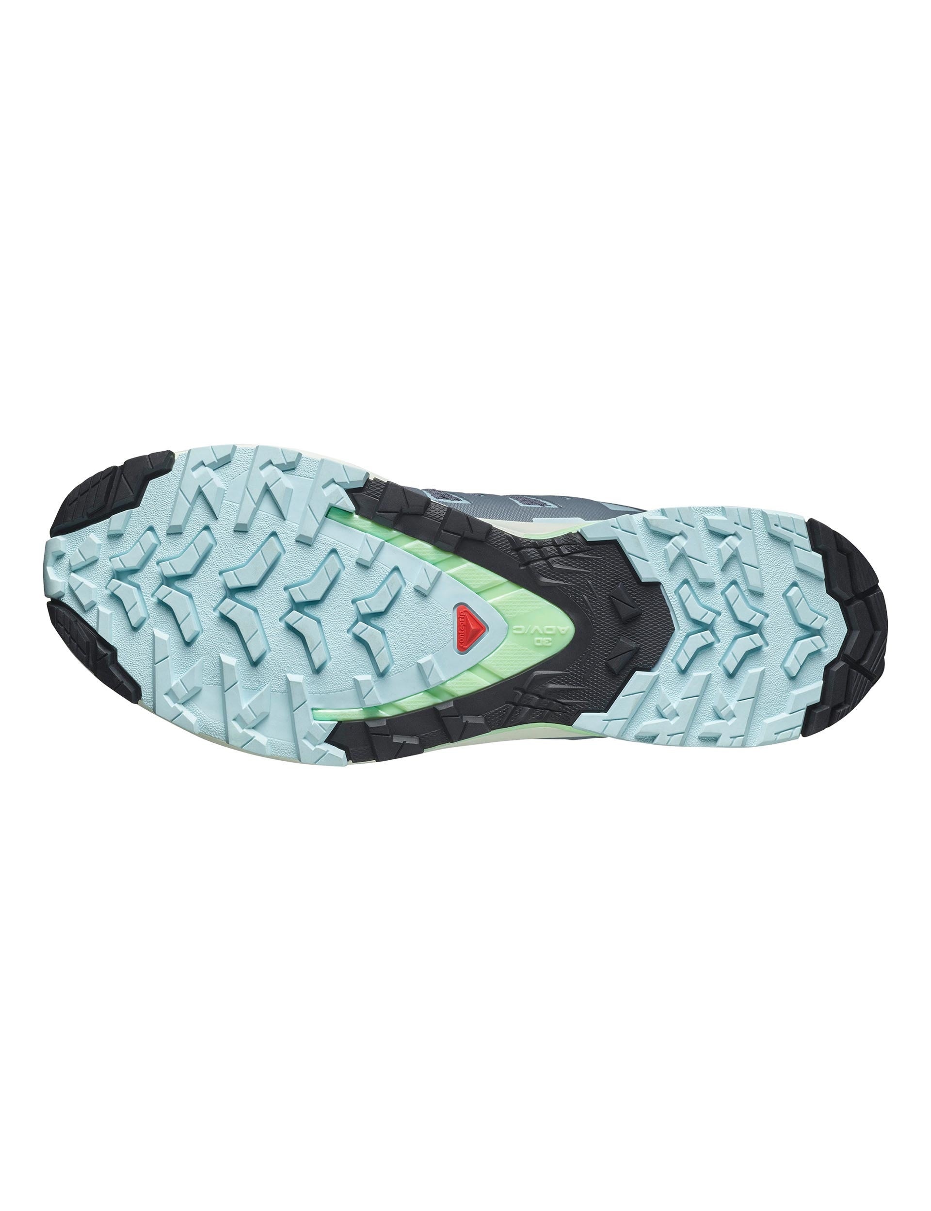 Men's XA Pro 3D V9 Trail Running Shoes - Turbulence/Iced Aqua/Patina Green Color | Lightweight & Durable for Hiking, Outdoor Adventures & Daily Wear