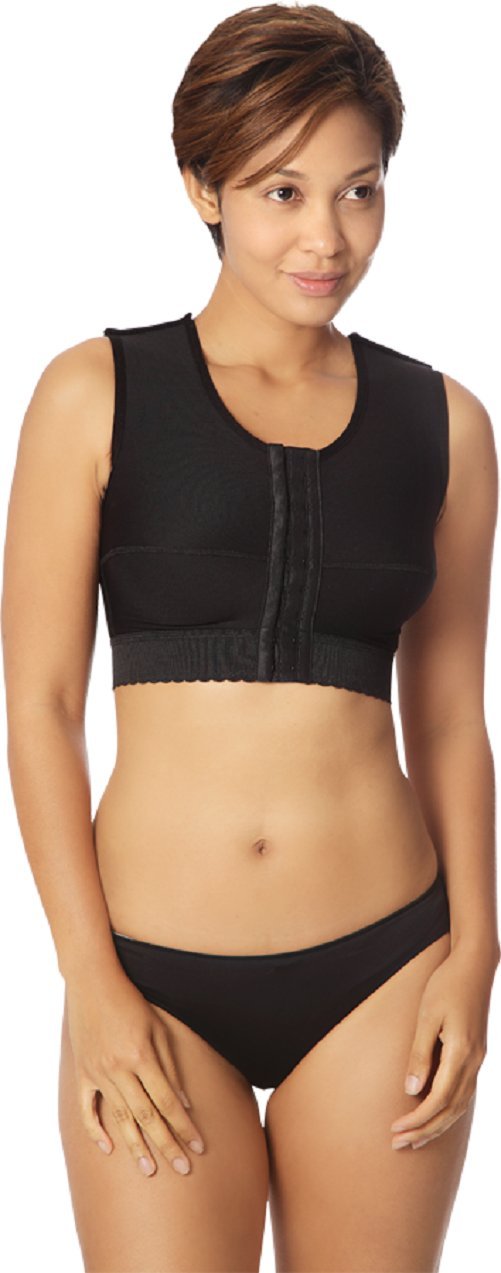MARENA Women's Post Surgical Full Coverage Compression Bra - Comfortable Recovery Bra After Mastectomy, Lumpectomy or Breast Surgery - Perfect for Daily Wear & Nighttime Support