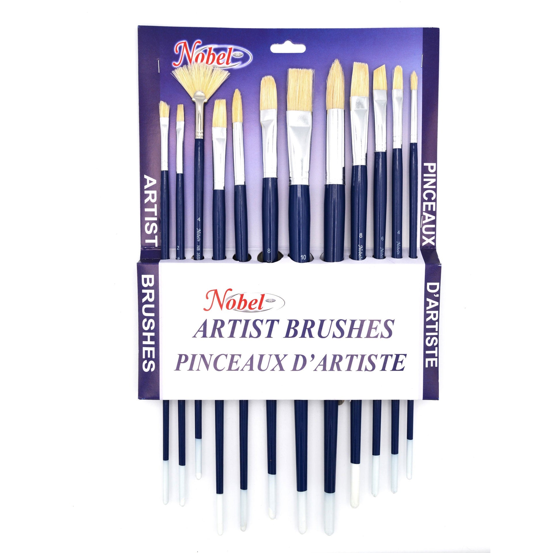 12 Pack Long Handle Hog Brushes - Durable Grooming Tools for Pigs & Livestock - Perfect for Farms, Shows & Daily Animal Care