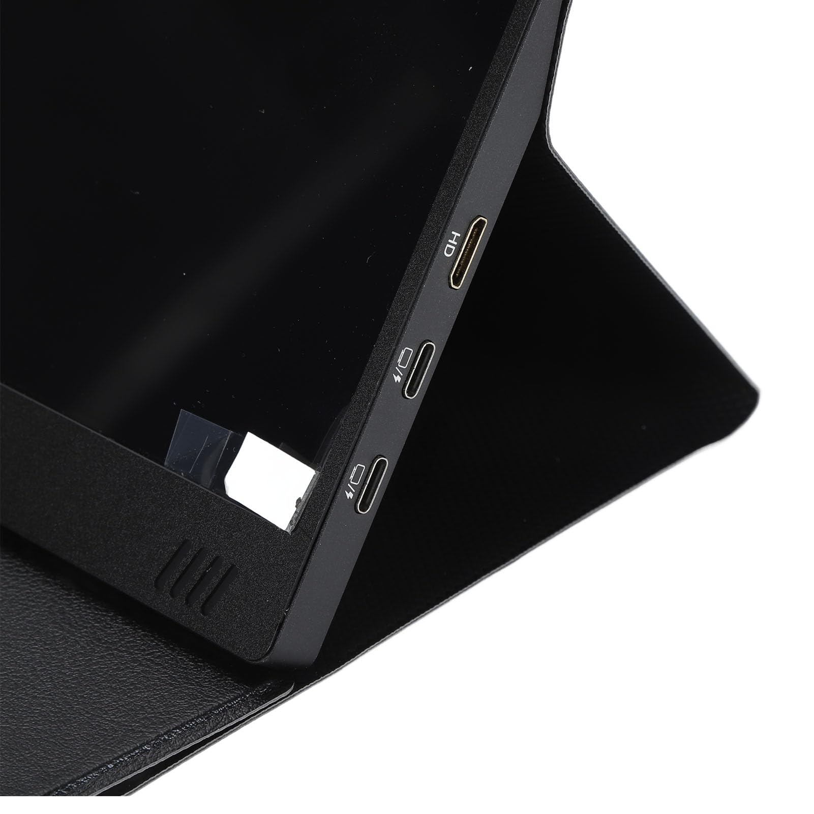 15.6 Inch FHD 1080P Portable Monitor - Plug & Play Lightweight External Second Screen with 178° Wide Viewing Angle, Compatible with Laptop, Gaming Console & Smartphone (UK Plug) - Perfect for Work, Gaming & Mobile Office