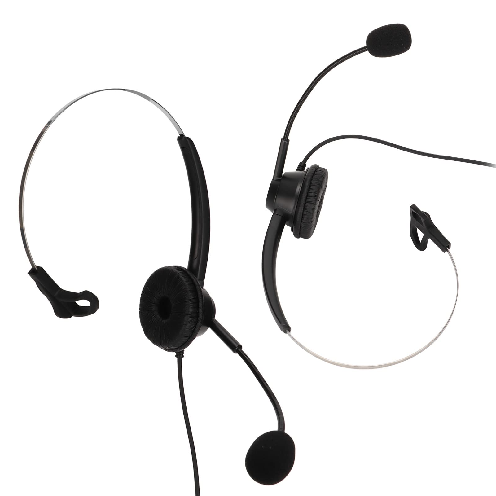 RJ9 Corded Telephone Headset with Volume Control | H360-RJ9-MV Durable Headset for Online Classes & Remote Work | Perfect for Call Centers, Virtual Learning & Home Office